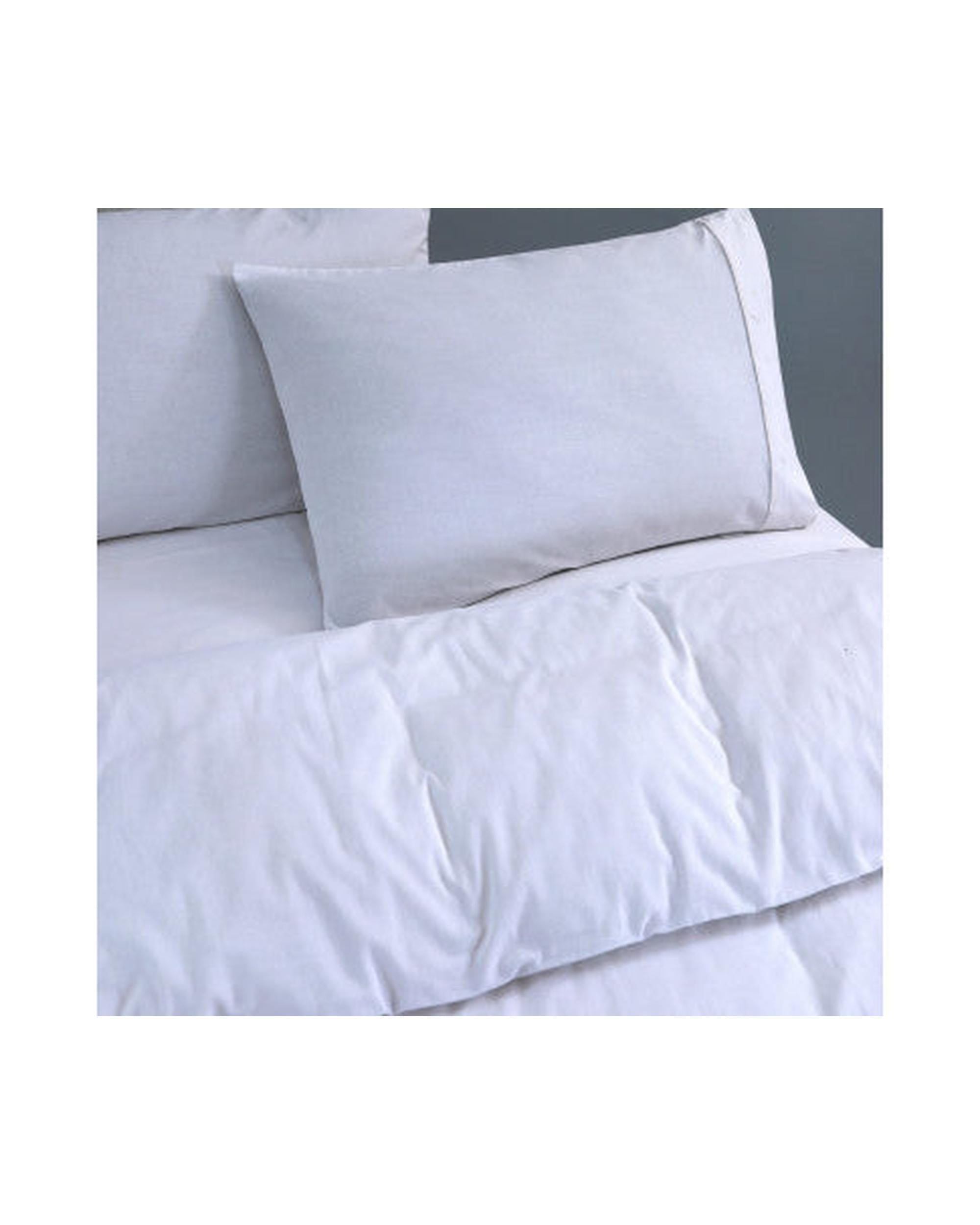 Elan Linen 100% Egyptian Cotton Vintage Washed 500TC Quilt Cover Set - White Elan Linen