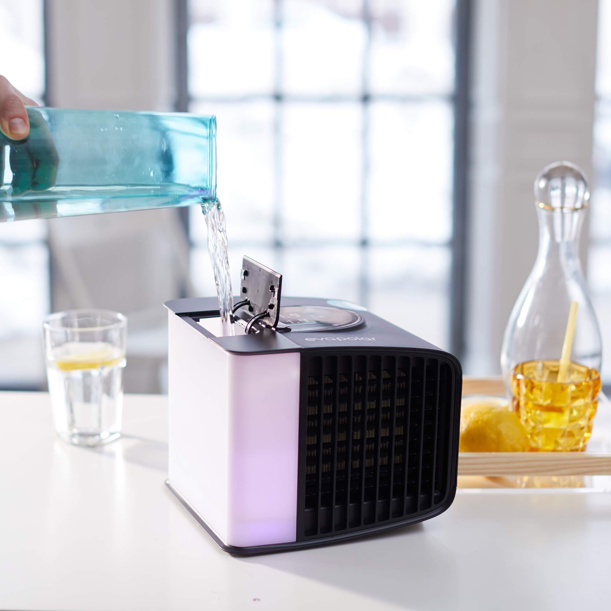 evaSMART Personal Portable Air Cooler and Humidifier, Urban Grey Big Bedding Australia