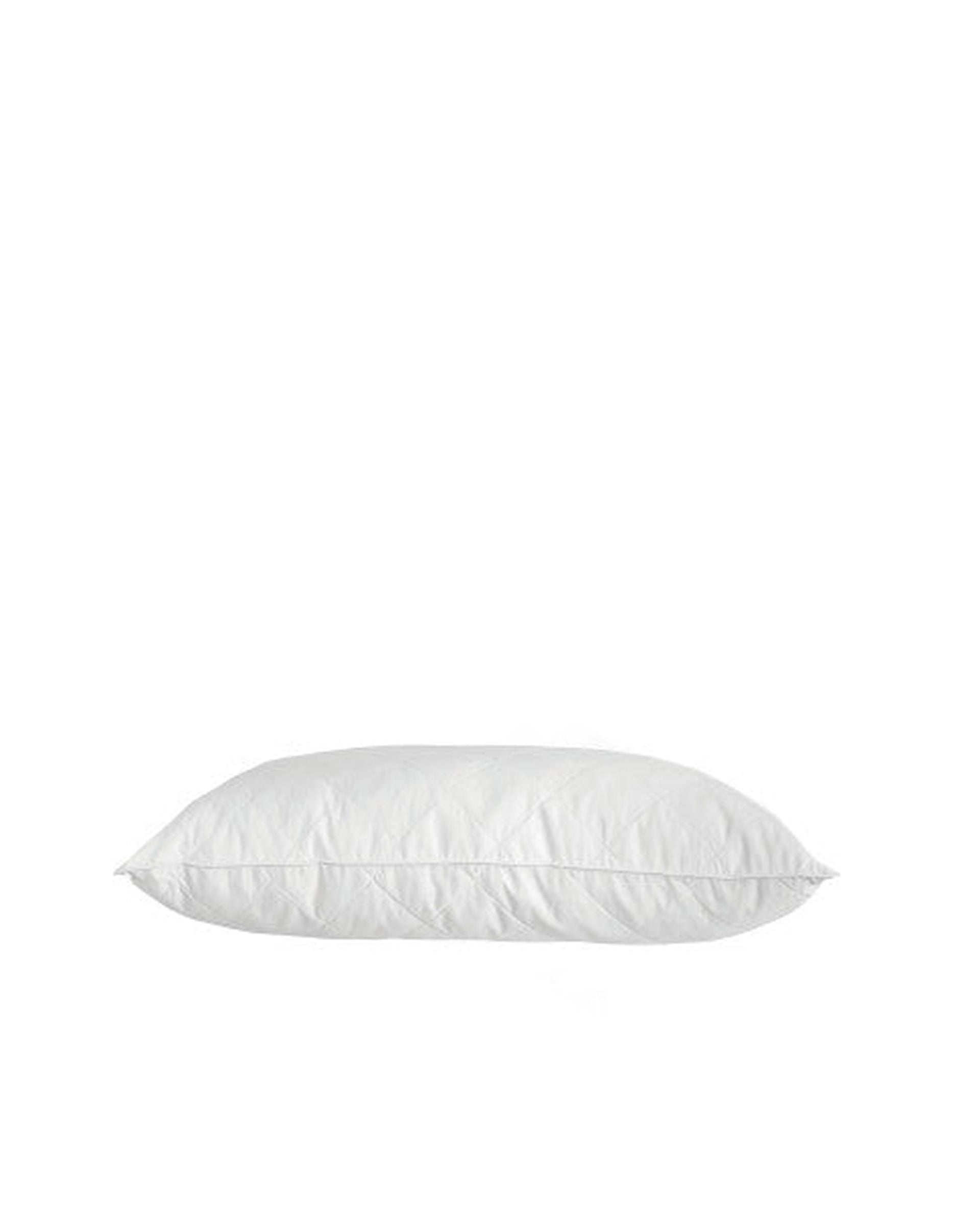 Royal Comfort Luxury Bamboo Blend Quilted Pillow Twin Pack Extra Fill Support White 50 x 75cm Royal Comfort