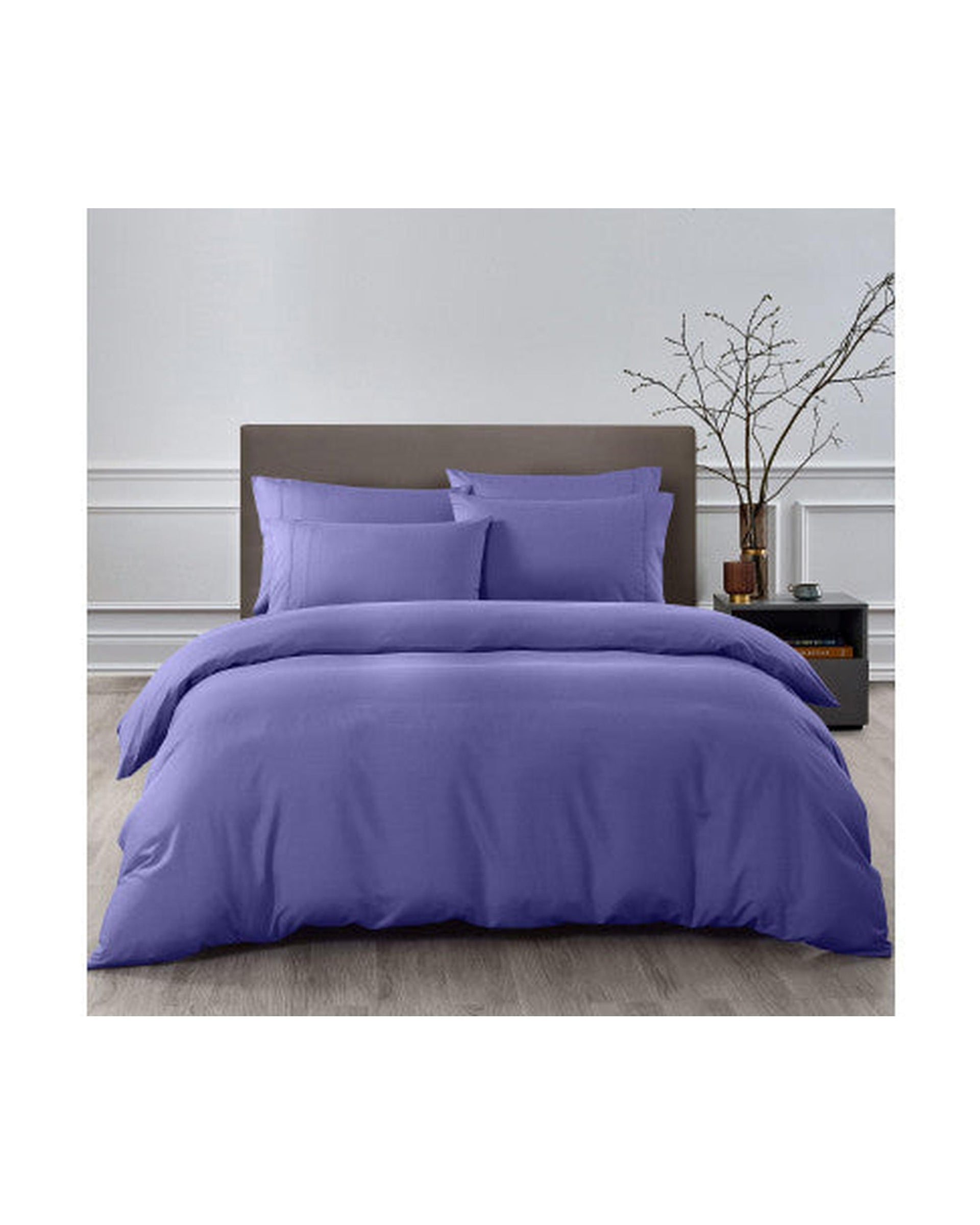 Royal Comfort 2000TC 6 Piece Bamboo Sheet & Quilt Cover Set Cooling Breathable - ROYAL BLUE Royal Comfort