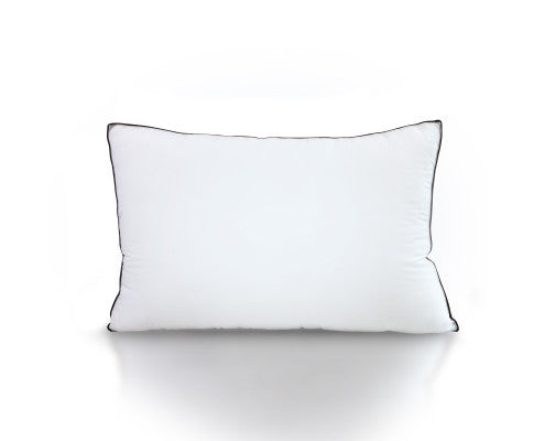 Silk Blend Pillow Hypoallergenic Gusset Cotton Cover Single Pack White 50 x 75cm Casa Decor