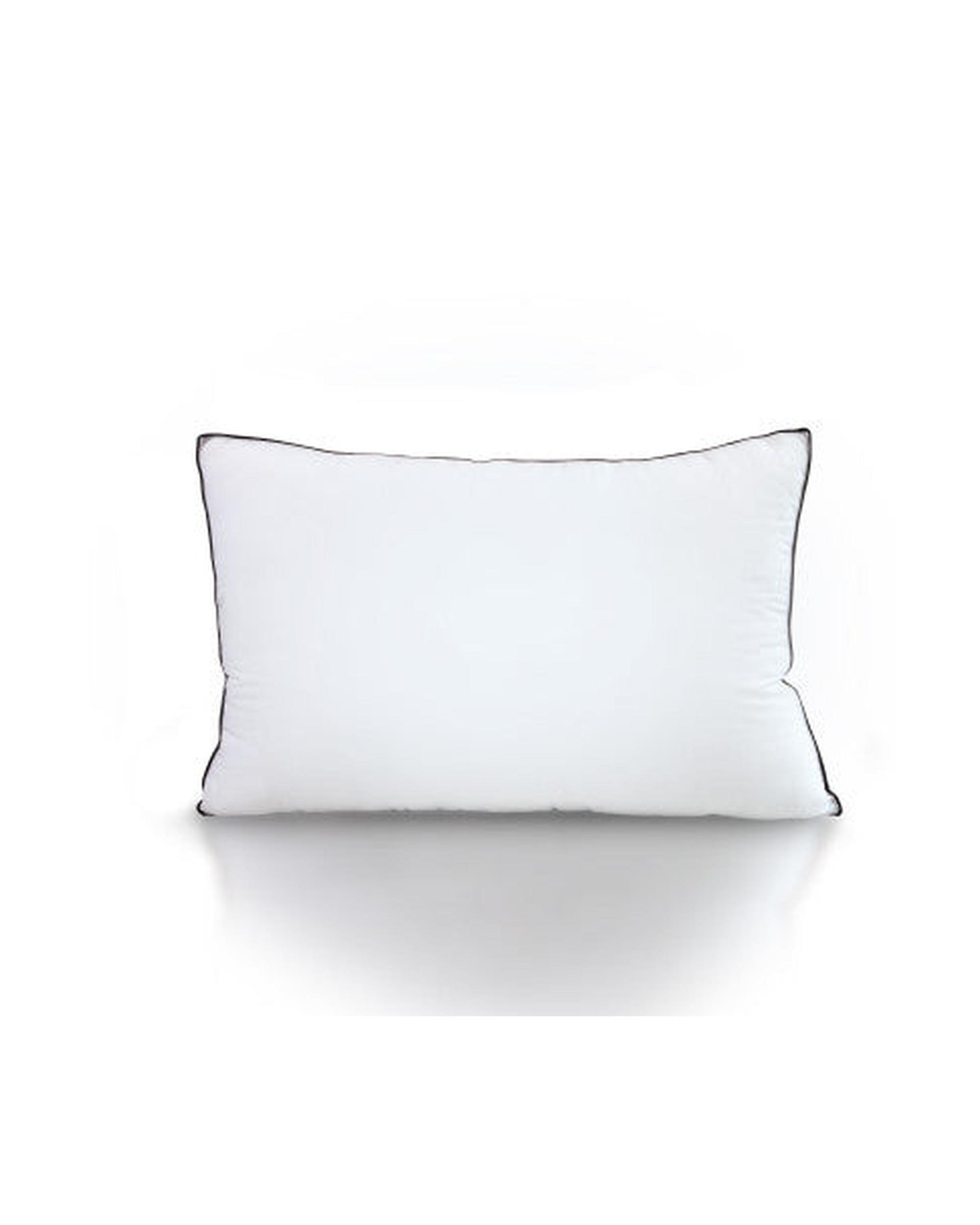 Silk Blend Pillow Hypoallergenic Gusset Cotton Cover Twin Pack White 50 x 75cm Casa Decor