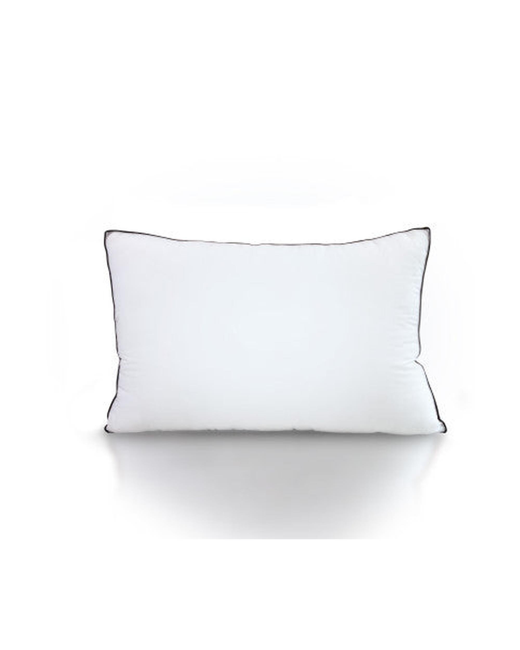 Silk Blend Pillow Hypoallergenic Gusset Cotton Cover Twin Pack White 50 x 75cm Casa Decor