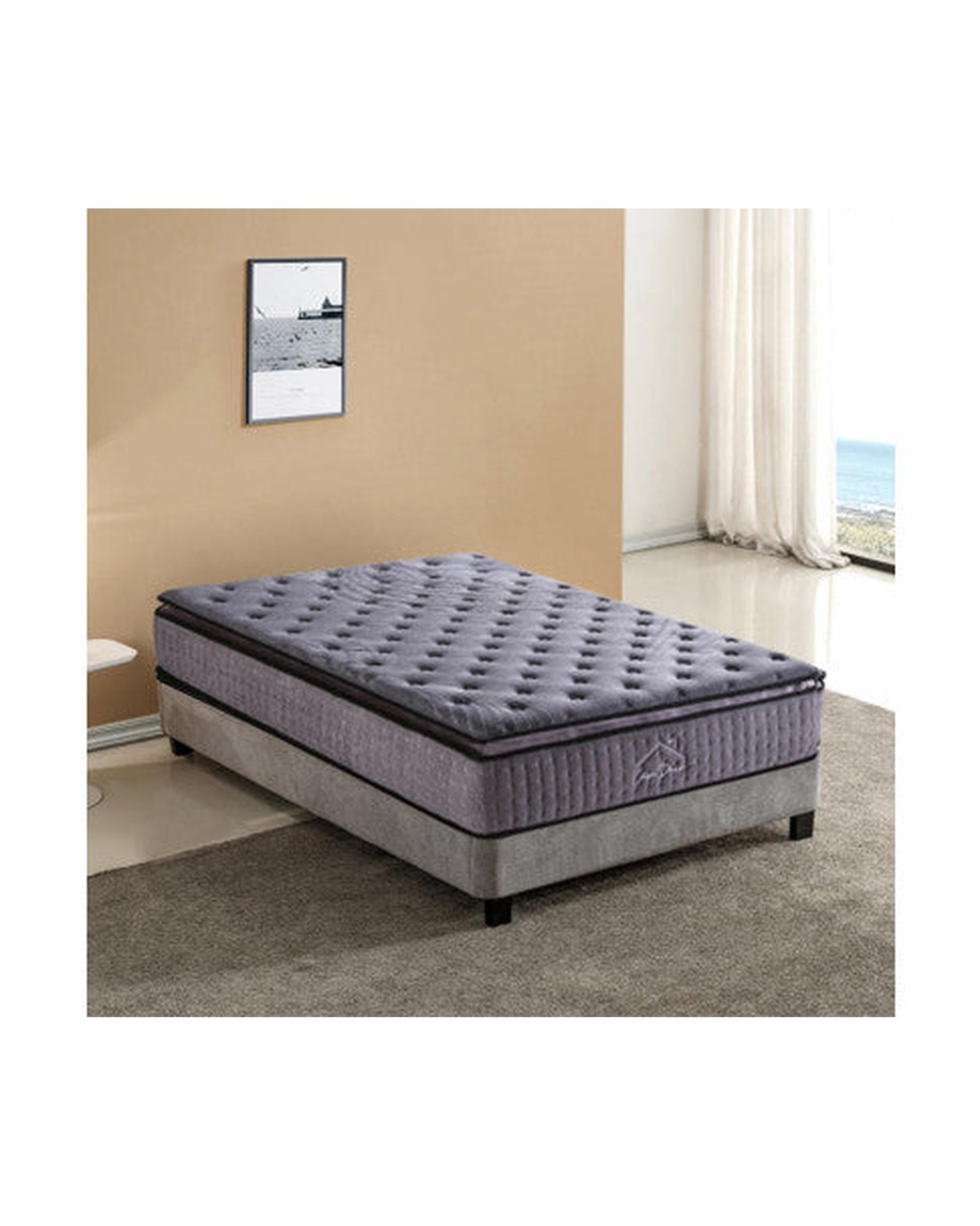 Bamboo Charcoal Mattress Pocket Spring Pillowtop 5 Zone 32cm Depth Casa Decor