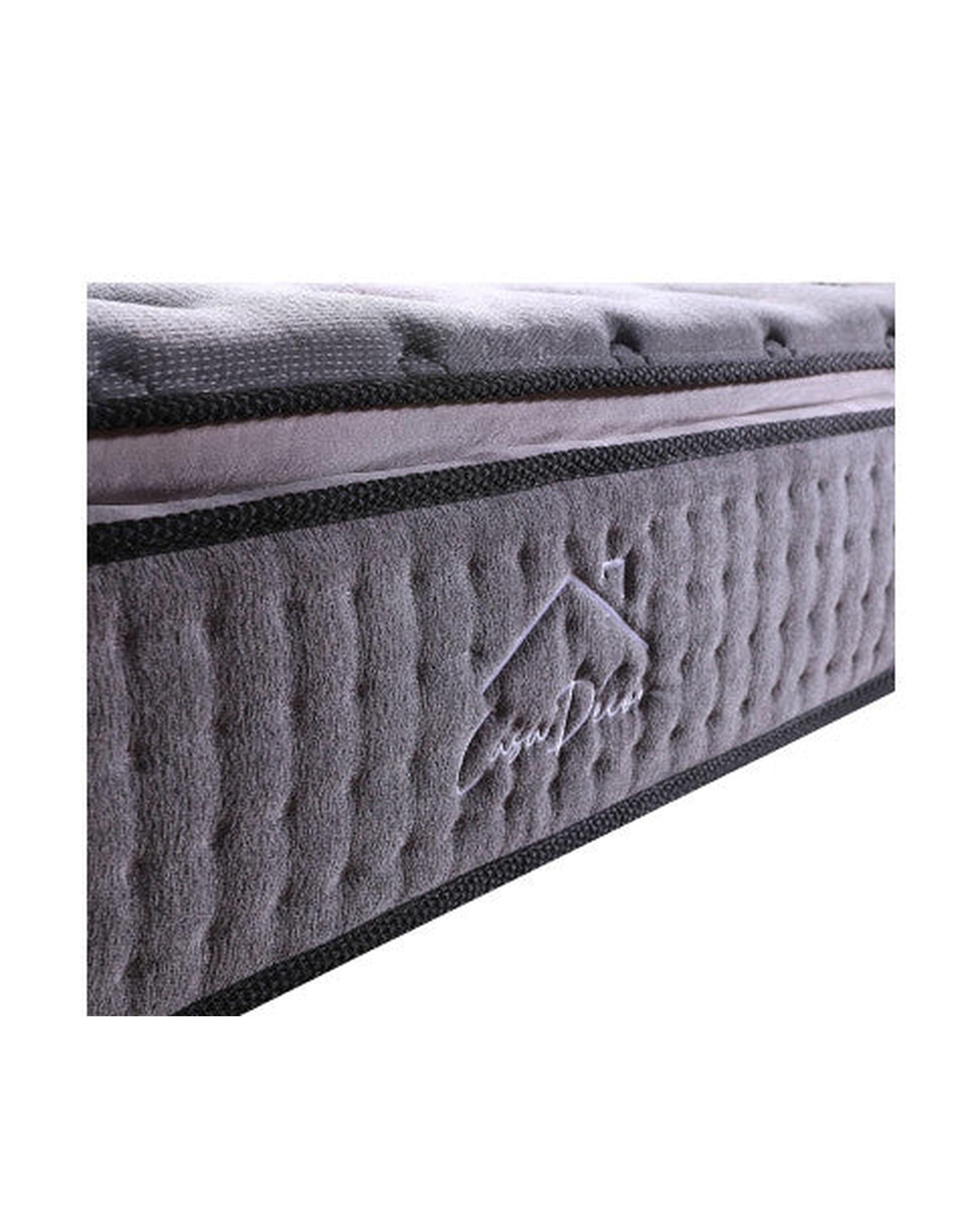 Bamboo Charcoal Mattress Pocket Spring Pillowtop 5 Zone 32cm Depth Casa Decor