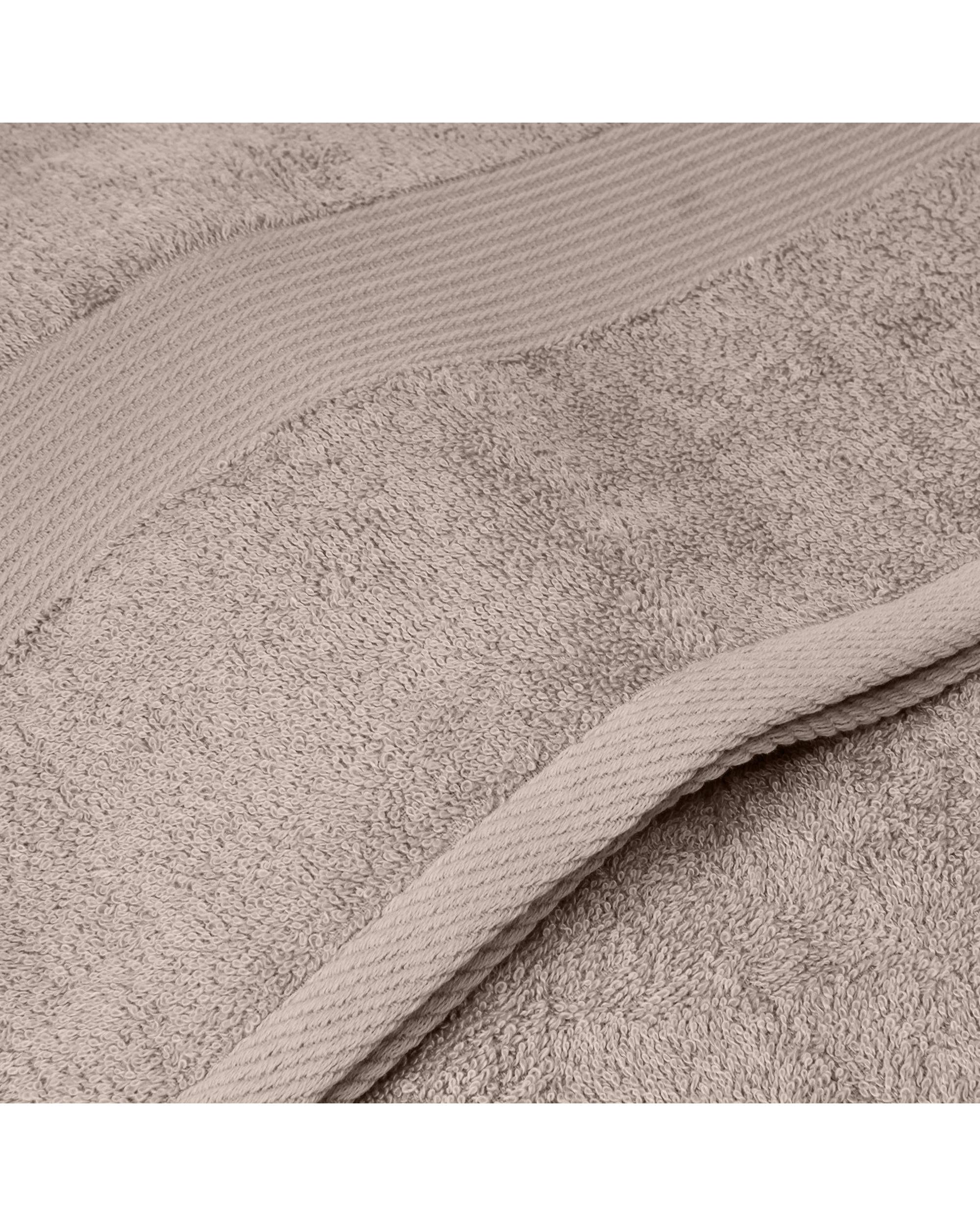 Royal Comfort 4 Piece Cotton Bamboo Towel Set 450GSM Luxurious Absorbent Plush  Champagne Royal Comfort