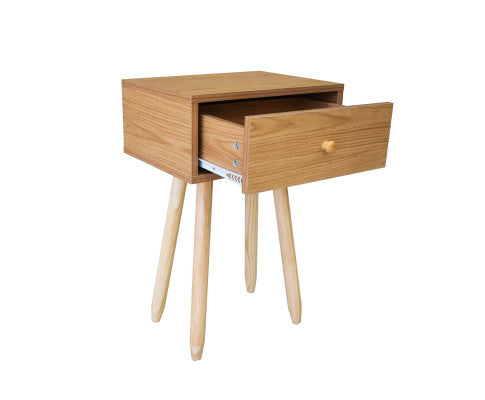 Bedside Table Kirrawee Drawers Nightstand Unit Cabinet Storage Milano Decor