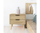 Bedside Table Paddington Drawers Nightstand Unit Cabinet Storage Milano Decor