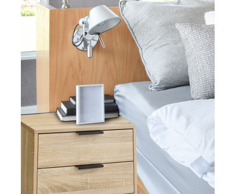 Bedside Table Paddington Drawers Nightstand Unit Cabinet Storage Milano Decor