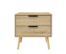 Bedside Table Paddington Drawers Nightstand Unit Cabinet Storage Milano Decor