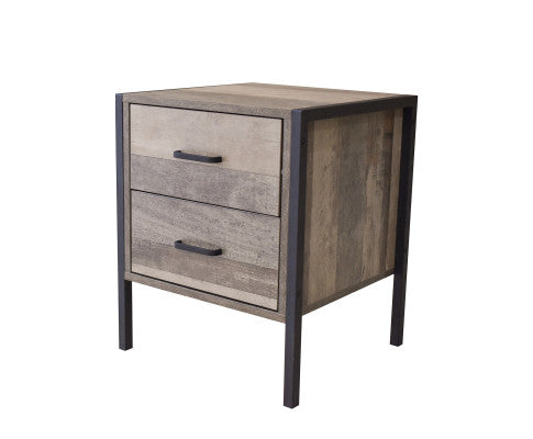 Bedside Table Palm Beach Drawers Nightstand Unit Cabinet Storage Milano Decor