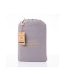 Royal Comfort Vintage Washed 100% Cotton Sheet Set Fitted Flat Sheet Pillowcases - GREY Royal Comfort