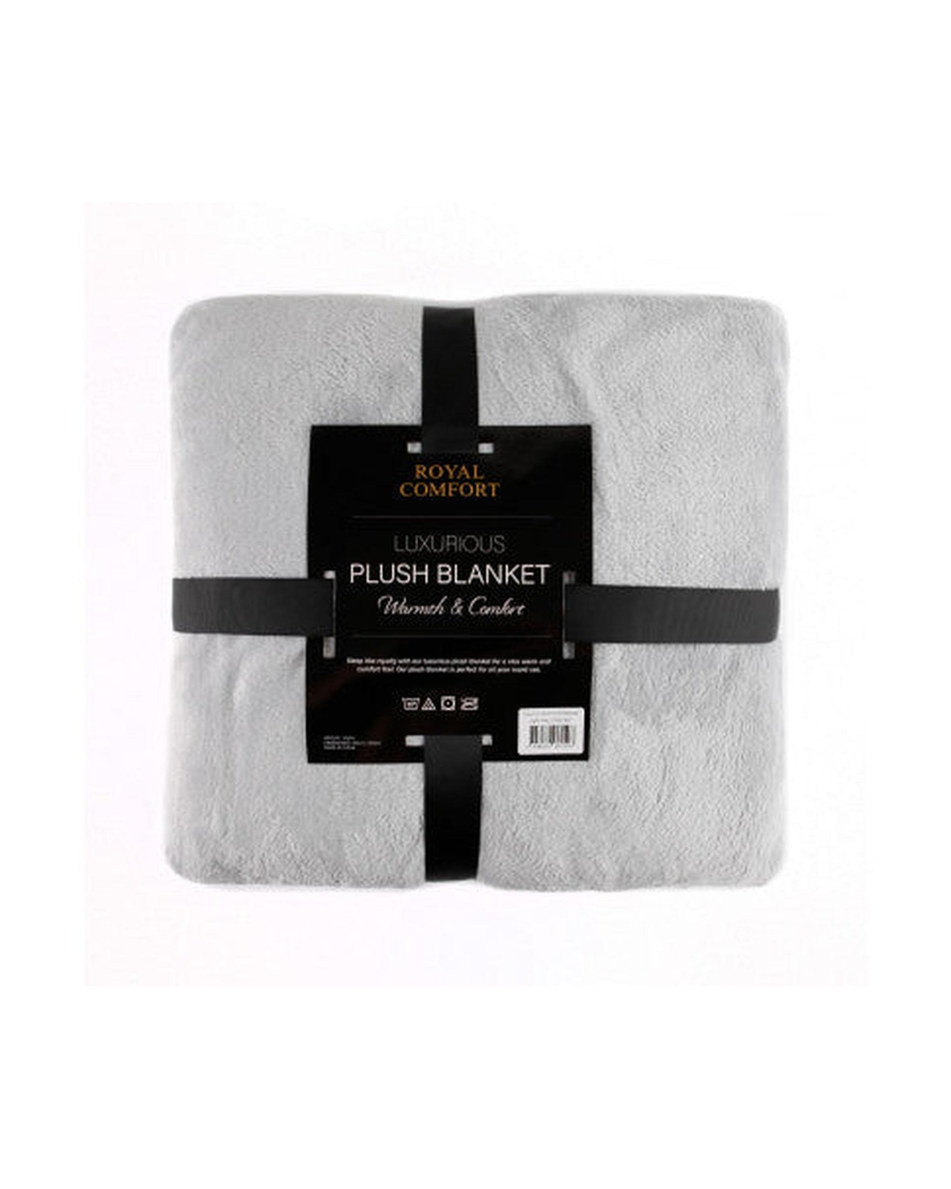 Royal Comfort Plush Blanket Throw Warm Soft Super Soft Large 220cm x 240cm - 5 Colours Royal Comfort