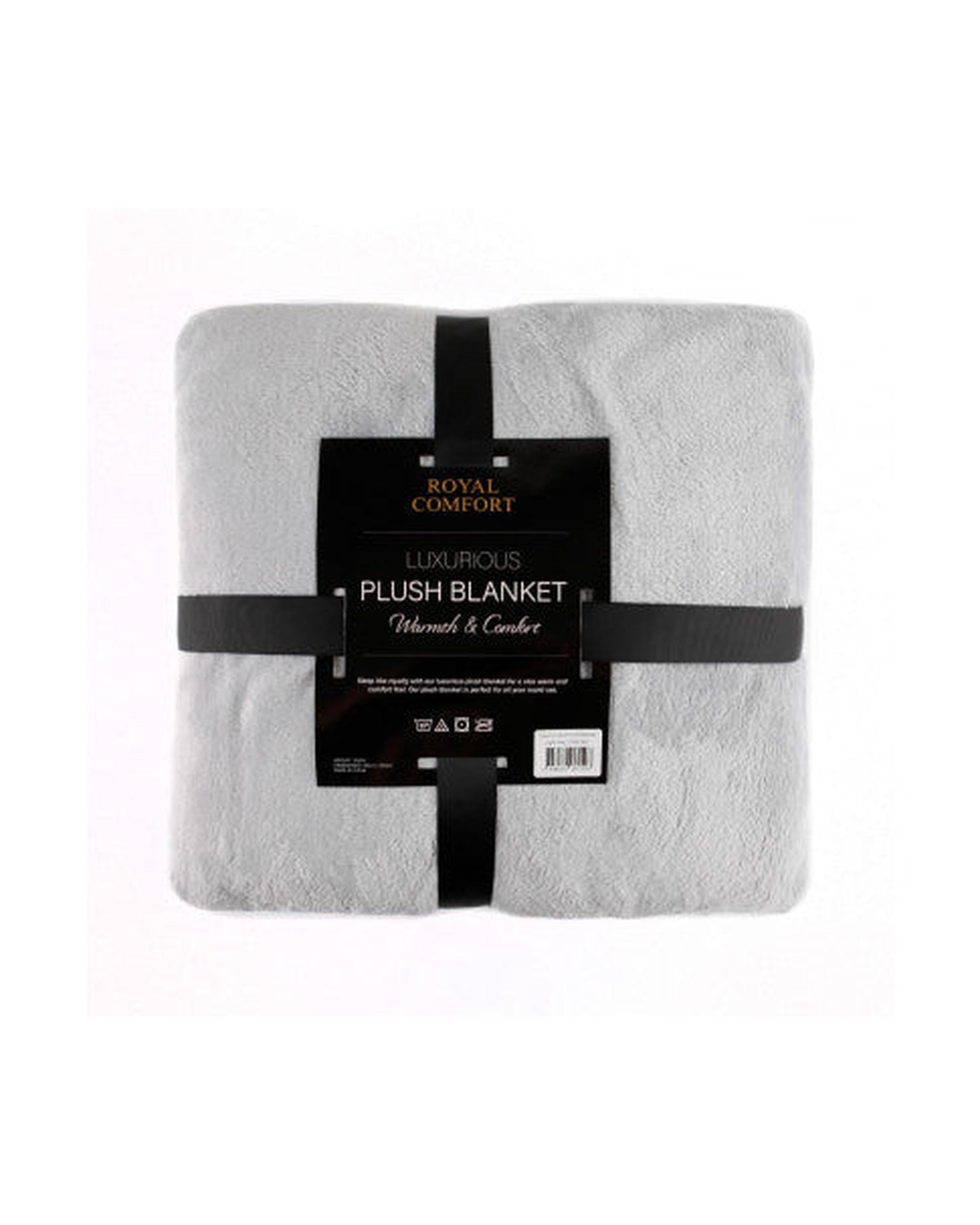 Royal Comfort Plush Blanket Throw Warm Soft Super Soft Large 220cm x 240cm - 5 Colours Royal Comfort