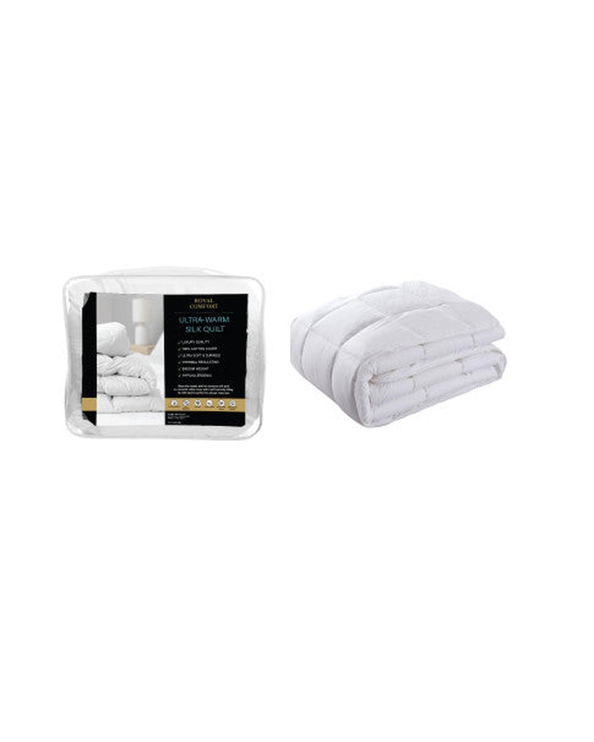 Royal Comfort 800GSM Silk Blend Quilt Duvet Ultra Warm Winter Weight Doona Royal Comfort
