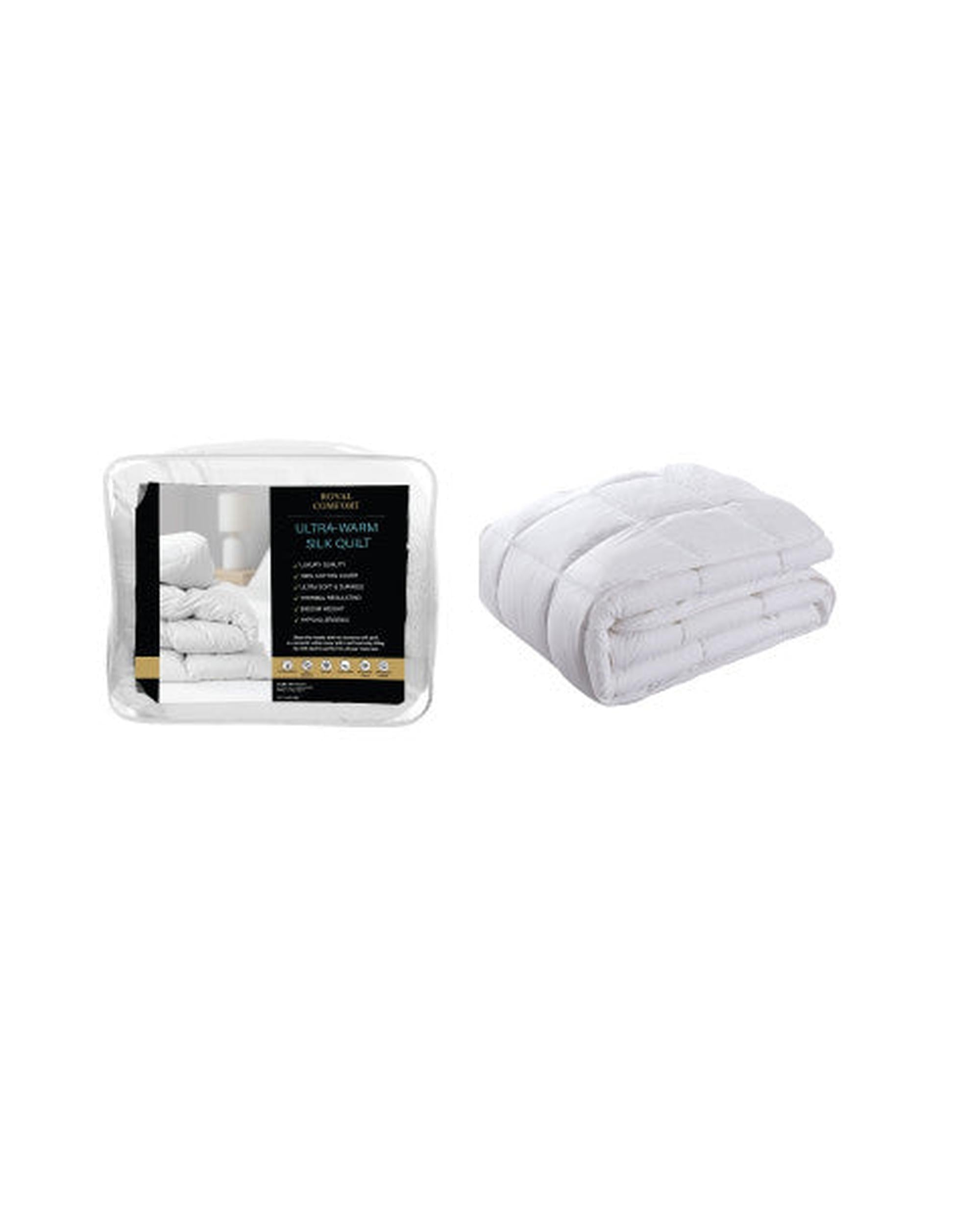 Royal Comfort 800GSM Silk Blend Quilt Duvet Ultra Warm Winter Weight Doona Royal Comfort