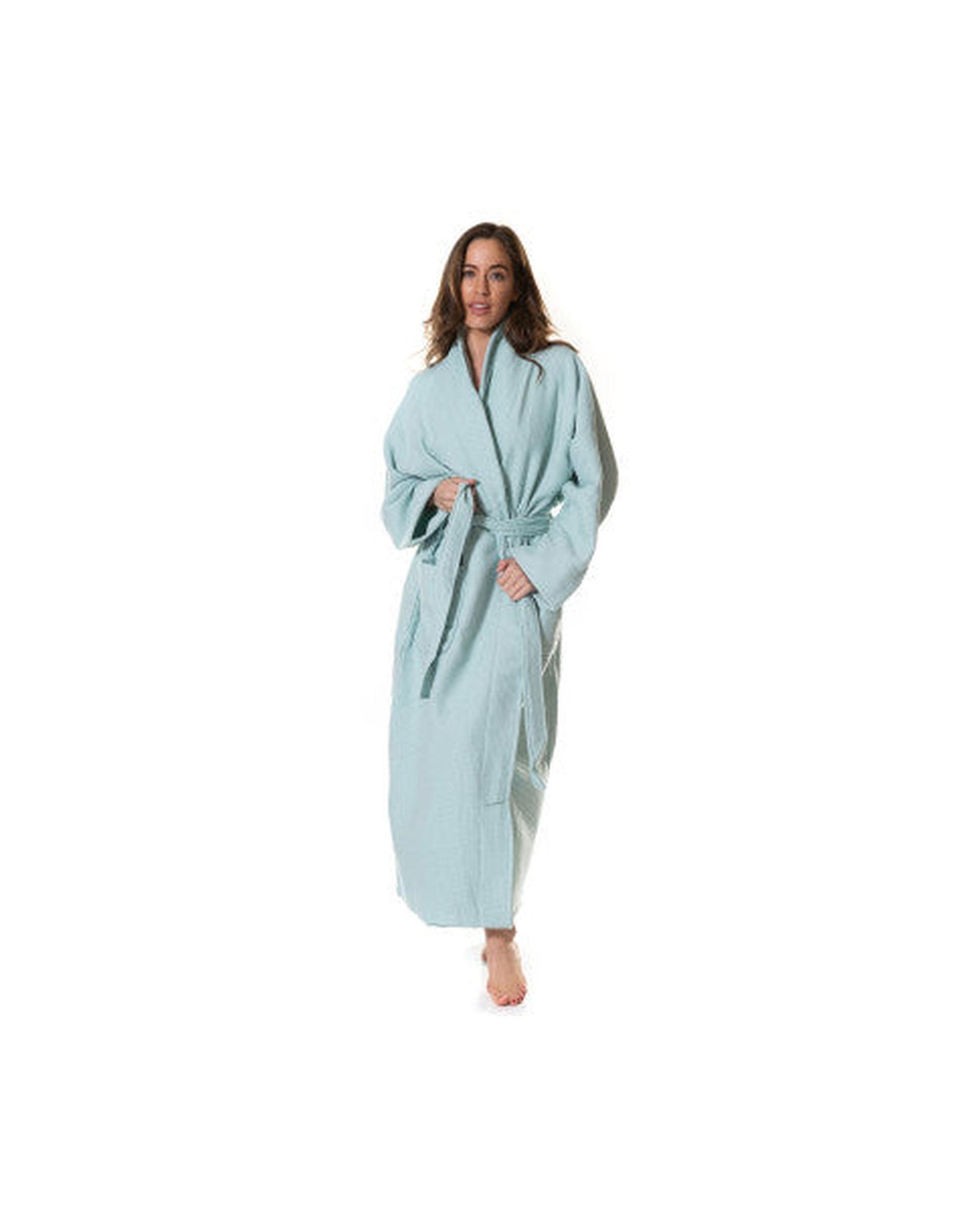 Royal Comfort 100% Cotton Bathrobe Waffle Unisex Ultra Soft Absorbent Durable Royal Comfort
