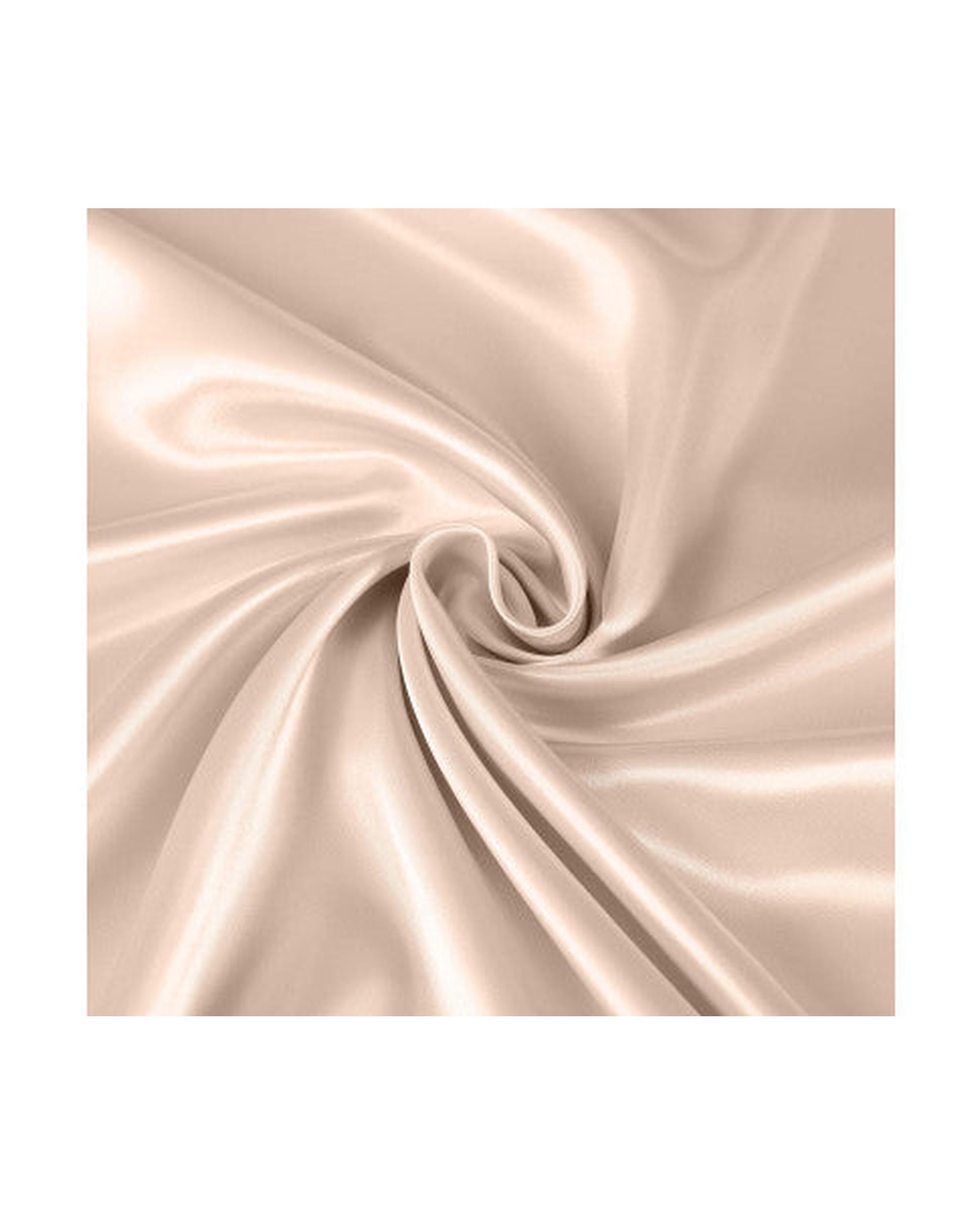 Royal Comfort Satin Sheet Set 3 Piece Fitted Flat Sheet Pillowcases - Champagne Pink Royal Comfort