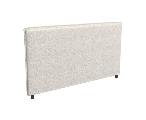 Milano Decor Gia Boucle Bedhead Headboard Upholstered Luxury Cushioned White Milano Decor