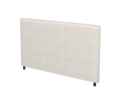 Milano Decor Gia Boucle Bedhead Headboard Upholstered Luxury Cushioned White Milano Decor