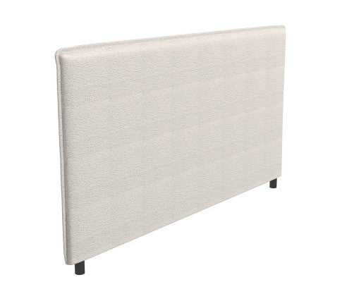 Milano Decor Gia Boucle Bedhead Headboard Upholstered Luxury Cushioned White Milano Decor