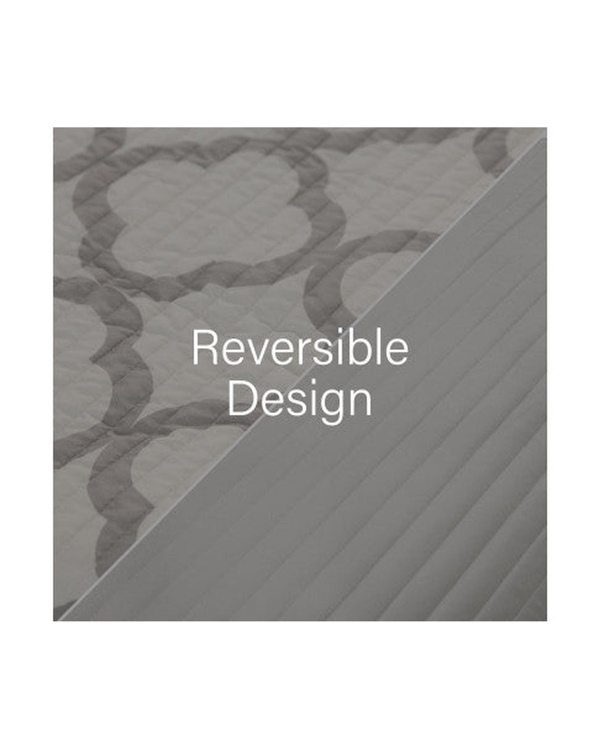 Royal Comfort Bamboo Cooling Reversible 7 Piece Comforter Set Bedspread - White Royal Comfort