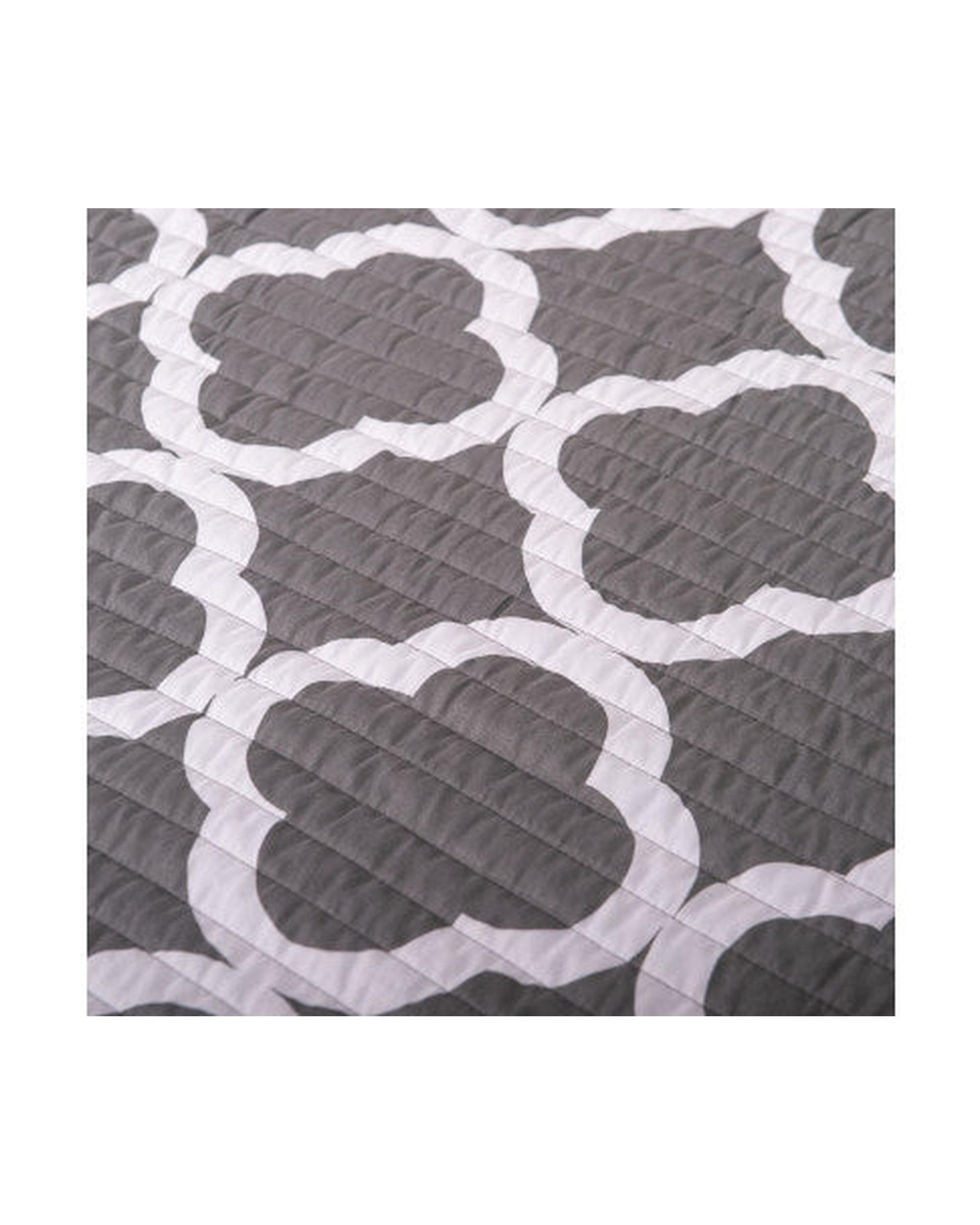 Royal Comfort Bamboo Cooling Reversible 7 Piece Comforter Set Bedspread - Charcoal Royal Comfort