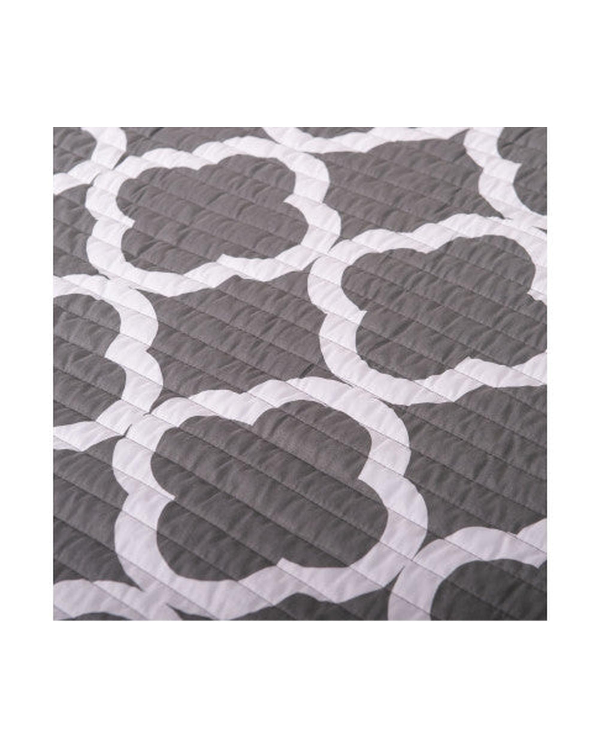 Royal Comfort Bamboo Cooling Reversible 7 Piece Comforter Set Bedspread - Charcoal Royal Comfort