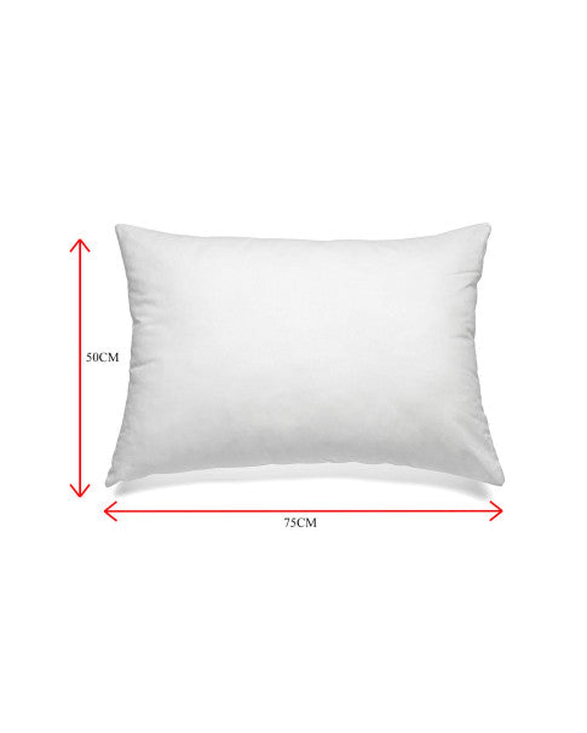Royal Comfort Luxury Duck Feather & Down Pillow Twin Pack Home Set 50 x 75 cm White Royal Comfort