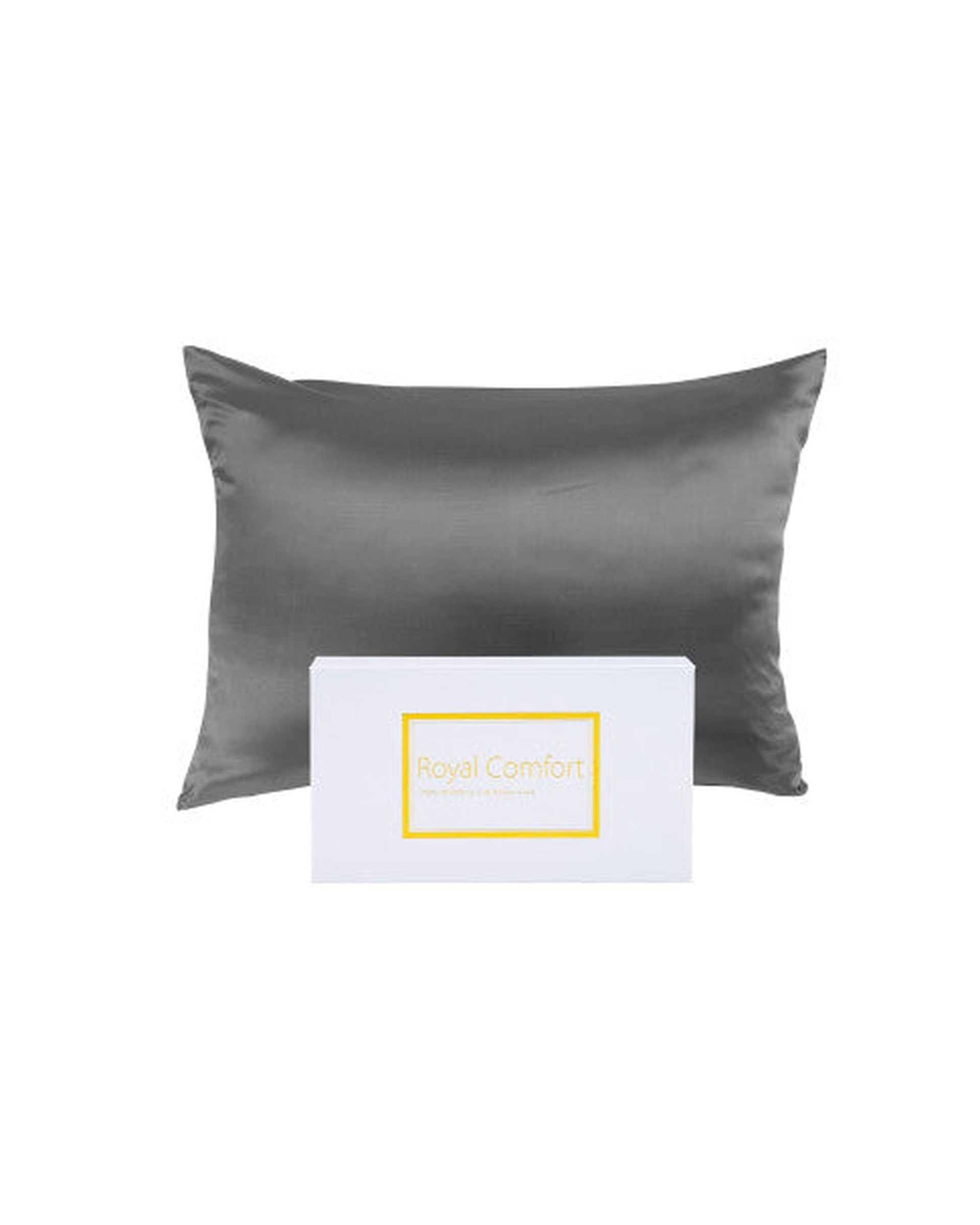 Royal Comfort Pure Silk Pillow Case 100% Mulberry Silk Hypoallergenic Pillowcase - 10 Colours Royal Comfort