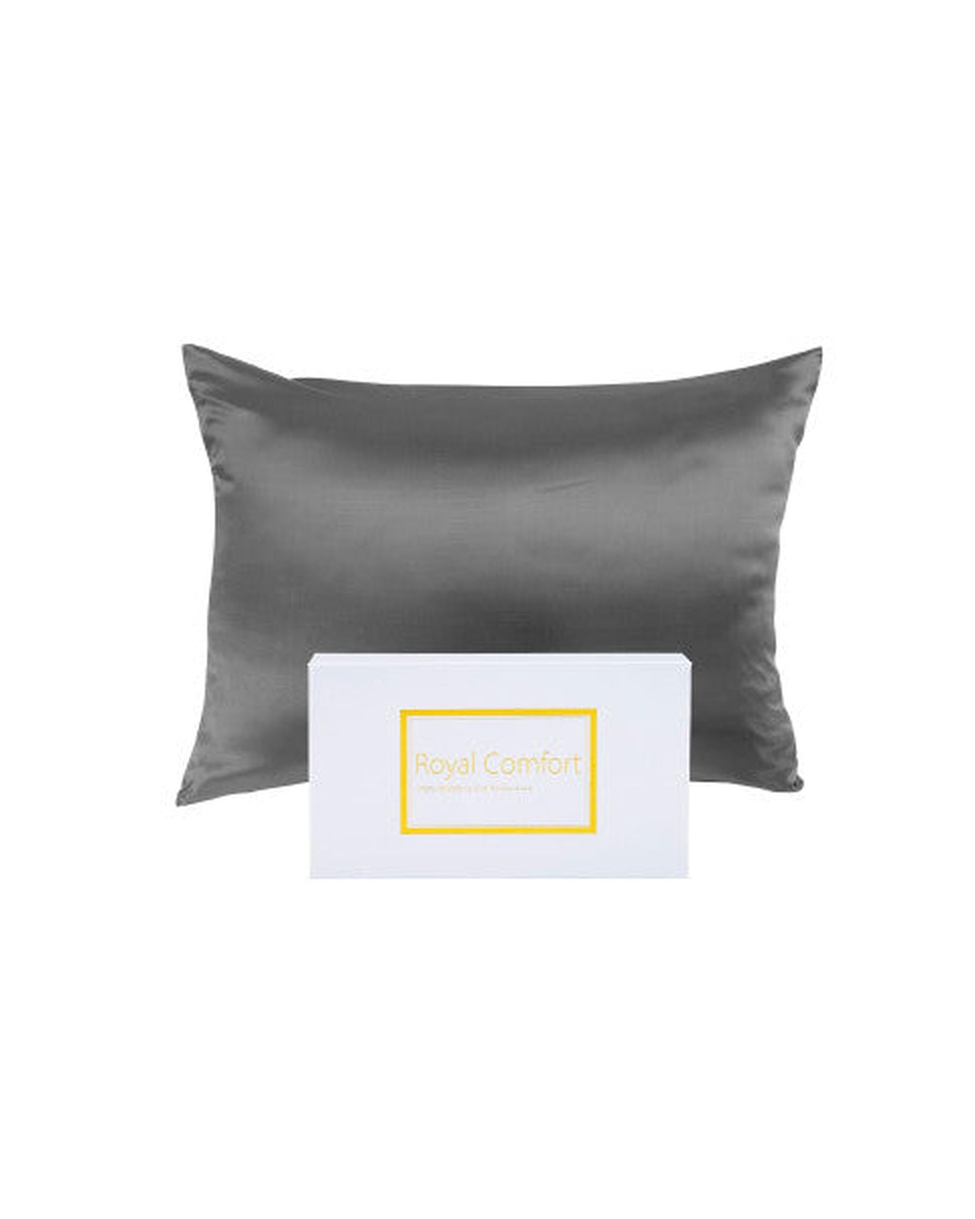 Royal Comfort Pure Silk Pillow Case 100% Mulberry Silk Hypoallergenic Pillowcase - 10 Colours Royal Comfort