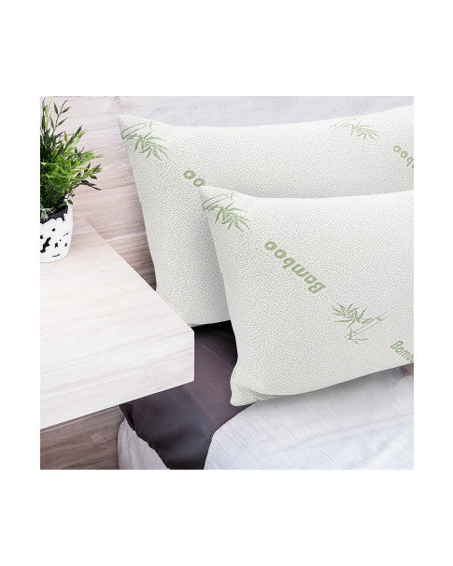 Memory Foam Pillow Bamboo Covered Ultra Soft Hypoallergenic Royal Comfort