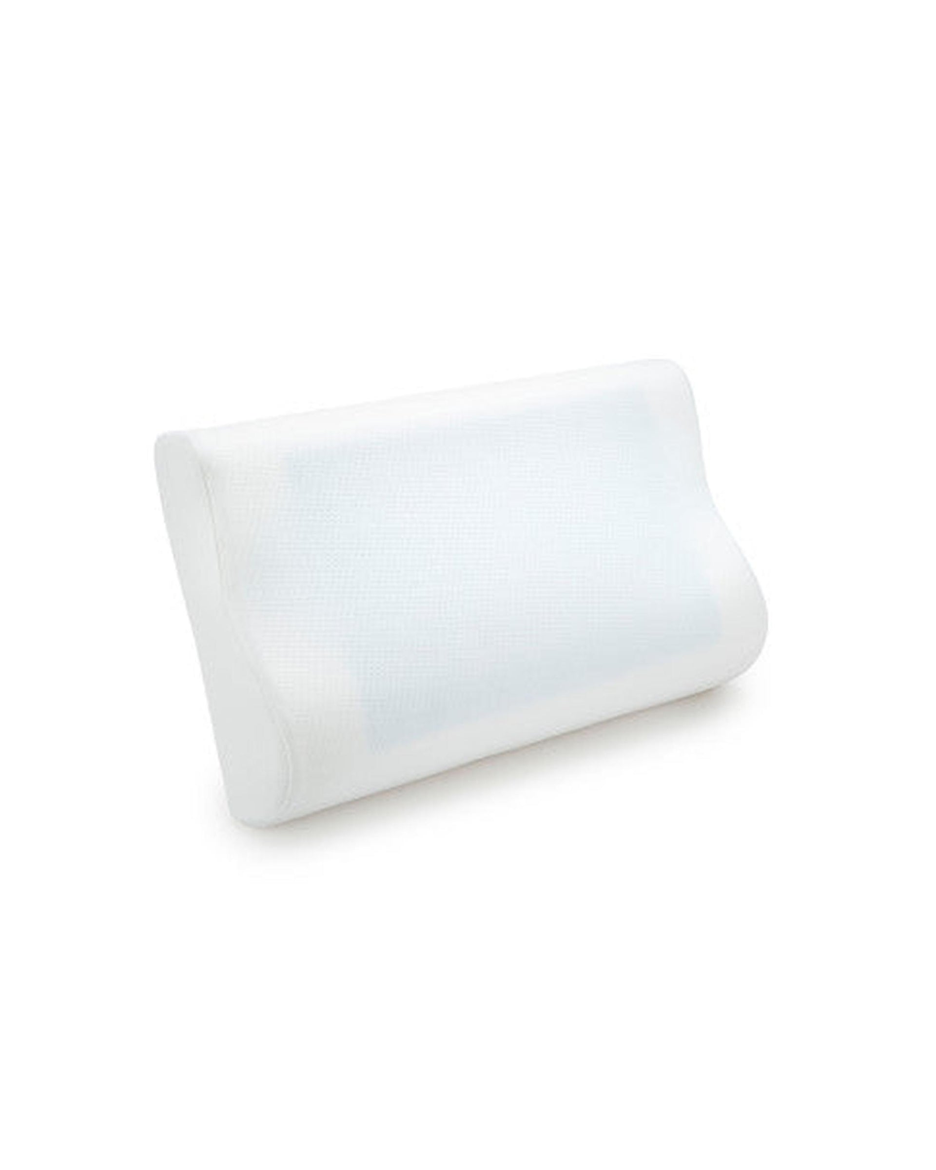 Royal Comfort Cooling Gel Contour High Density Memory Foam Pillow Single Pack 30 x 50 cm White, Blue Royal Comfort