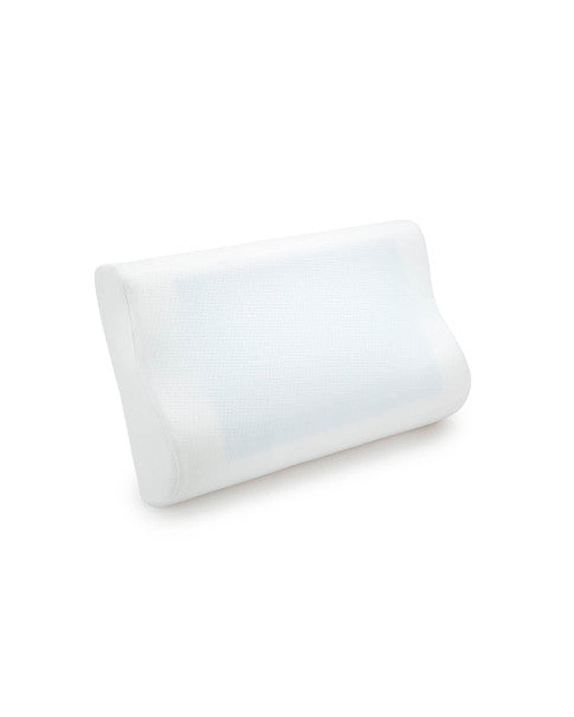 Royal Comfort Cooling Gel Contour High Density Memory Foam Pillow Single Pack 30 x 50 cm White, Blue Royal Comfort