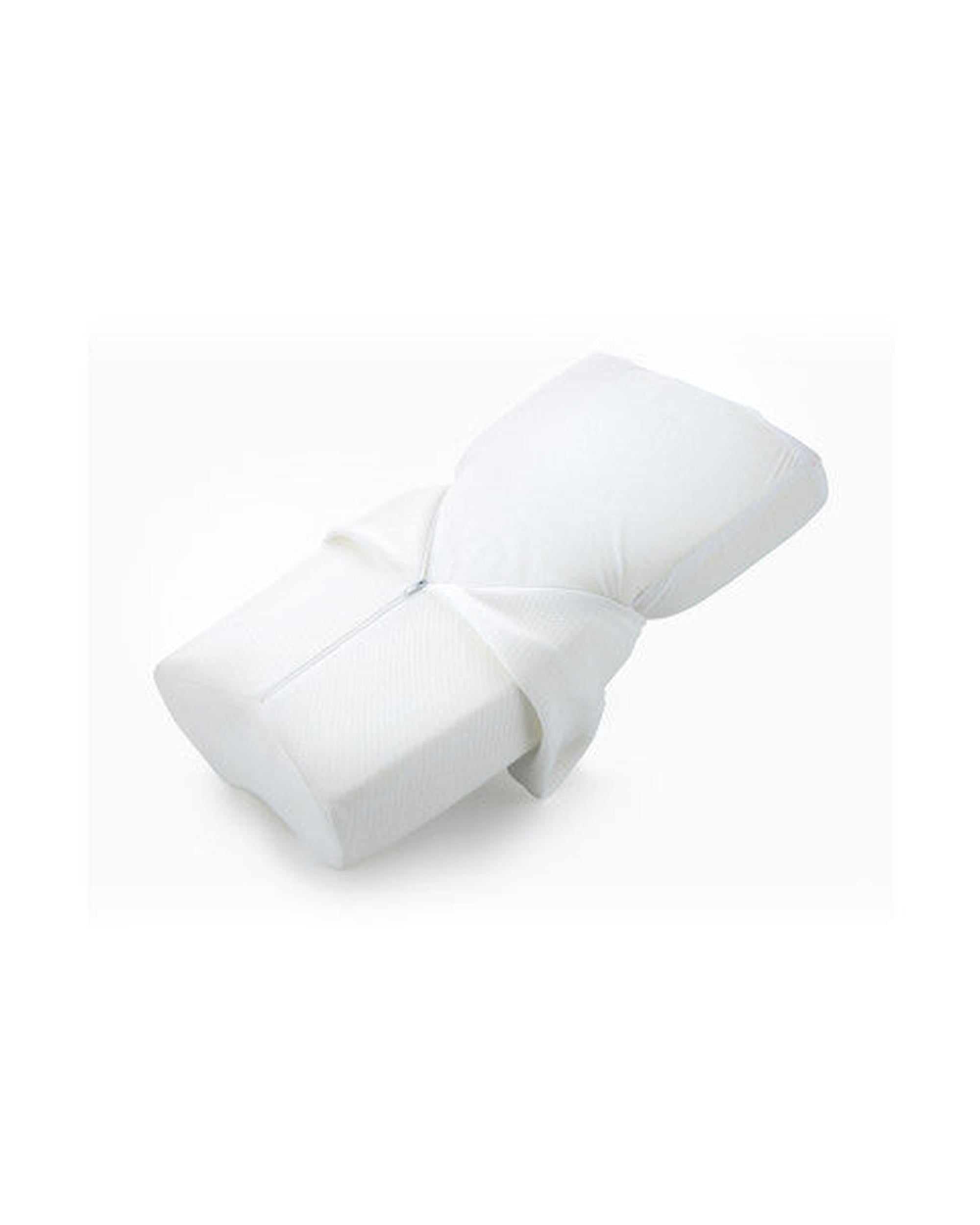 Royal Comfort Cooling Gel Contour High Density Memory Foam Pillow Twin Pack 30 x 50 cm White, Blue Royal Comfort