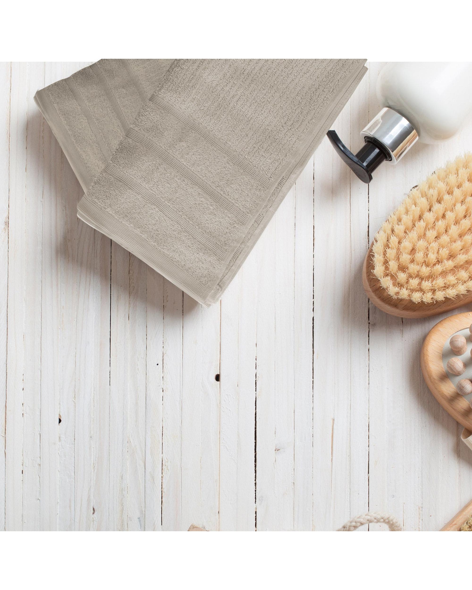 Royal Comfort Eden Egyptian Cotton 600GSM 8 Piece Luxury Bath Towels Set 8 Piece Beige Royal Comfort