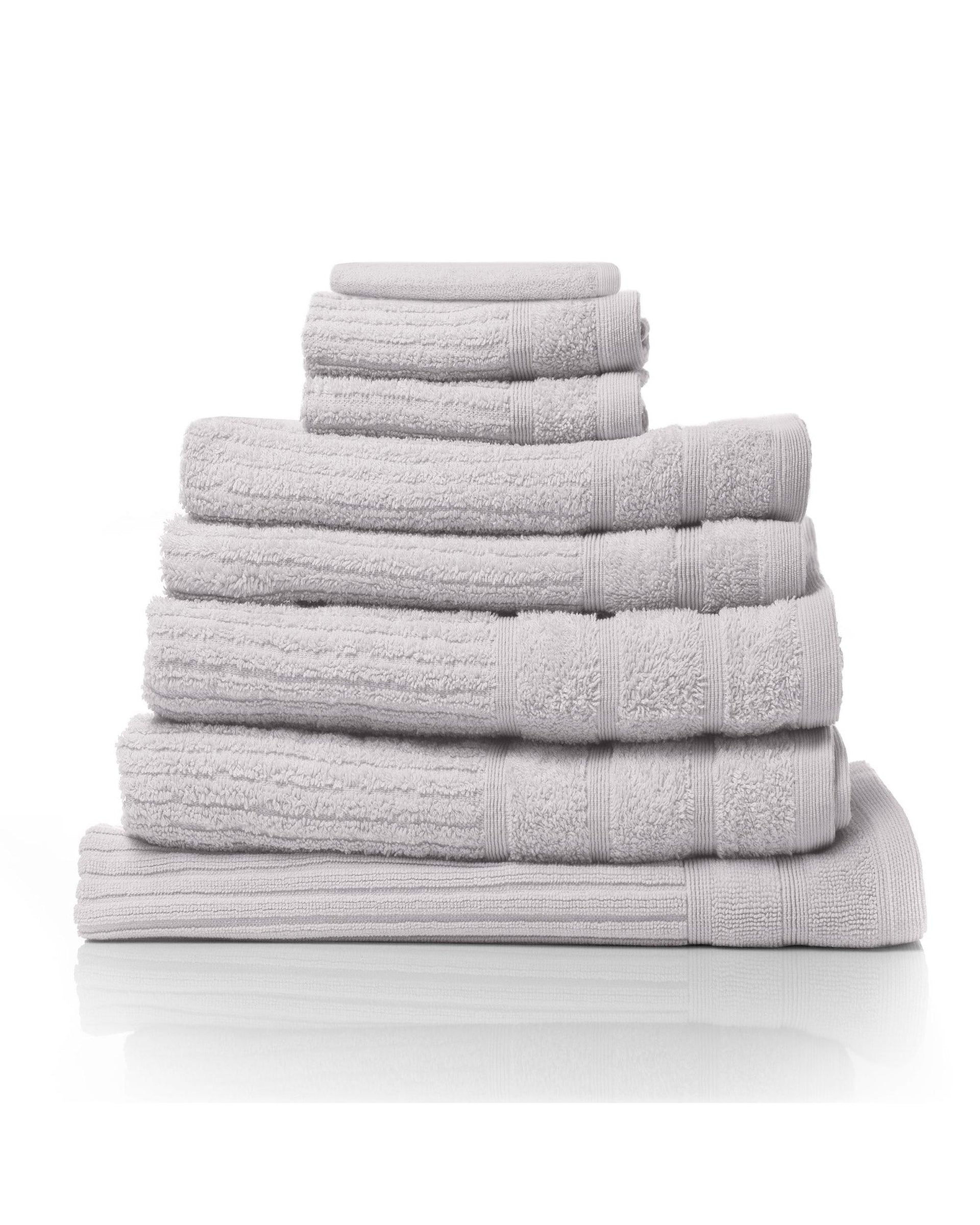 Royal Comfort Eden Egyptian Cotton 600GSM 8 Piece Luxury Bath Towels Set 8 Piece Holly Royal Comfort
