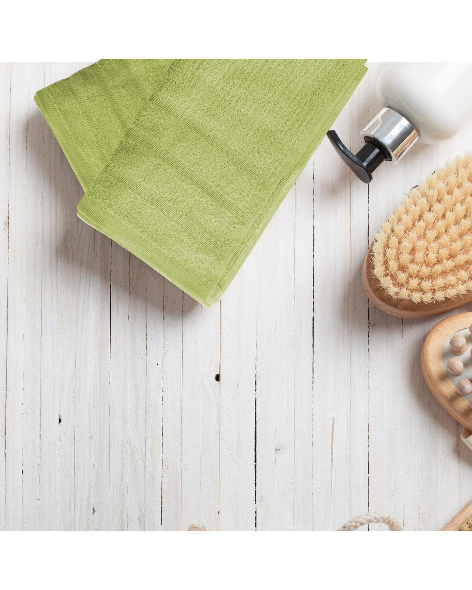 Royal Comfort Eden Egyptian Cotton 600GSM 8 Piece Luxury Bath Towels Set 8 Piece Spearmint Royal Comfort