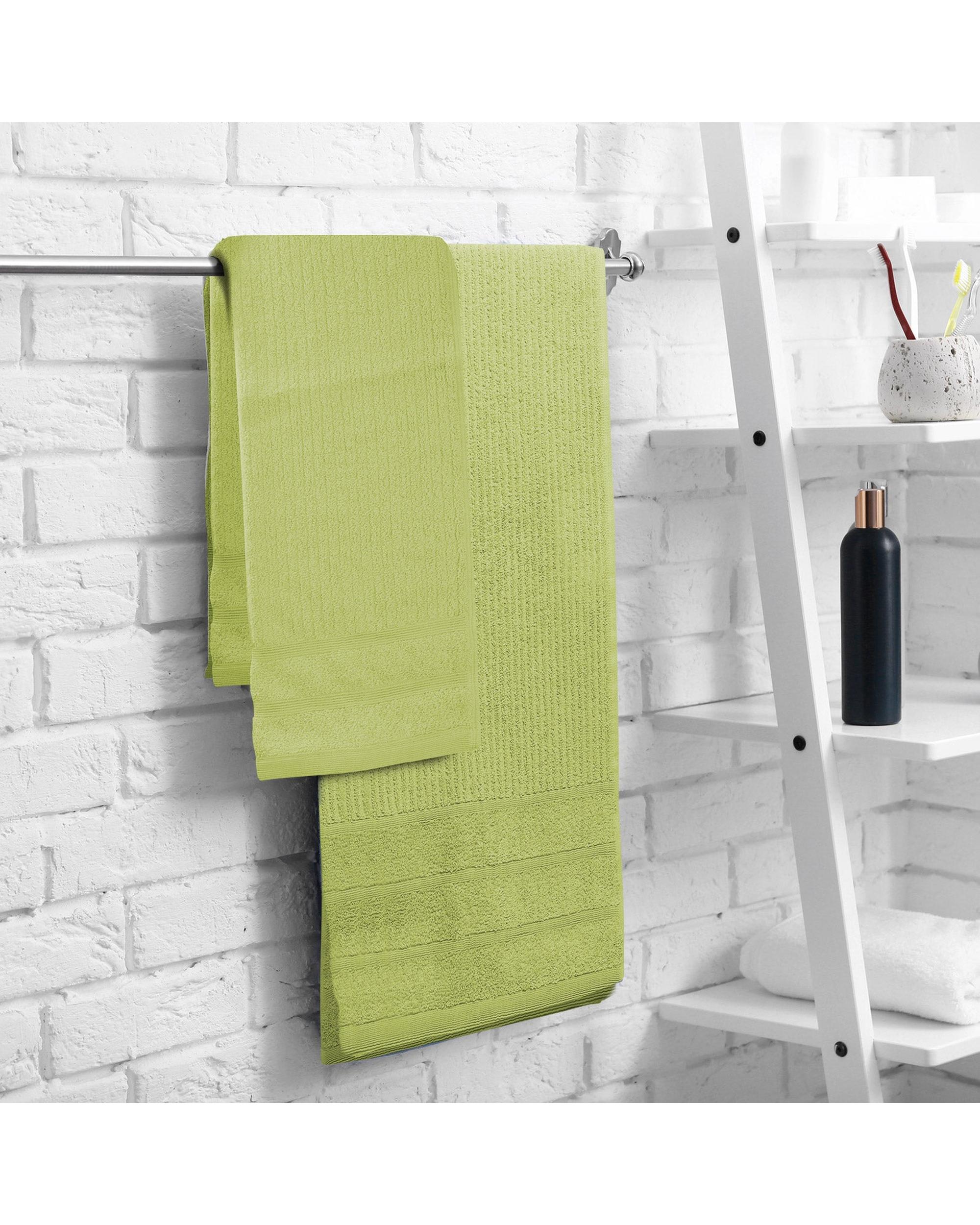 Royal Comfort Eden Egyptian Cotton 600GSM 8 Piece Luxury Bath Towels Set 8 Piece Spearmint Royal Comfort