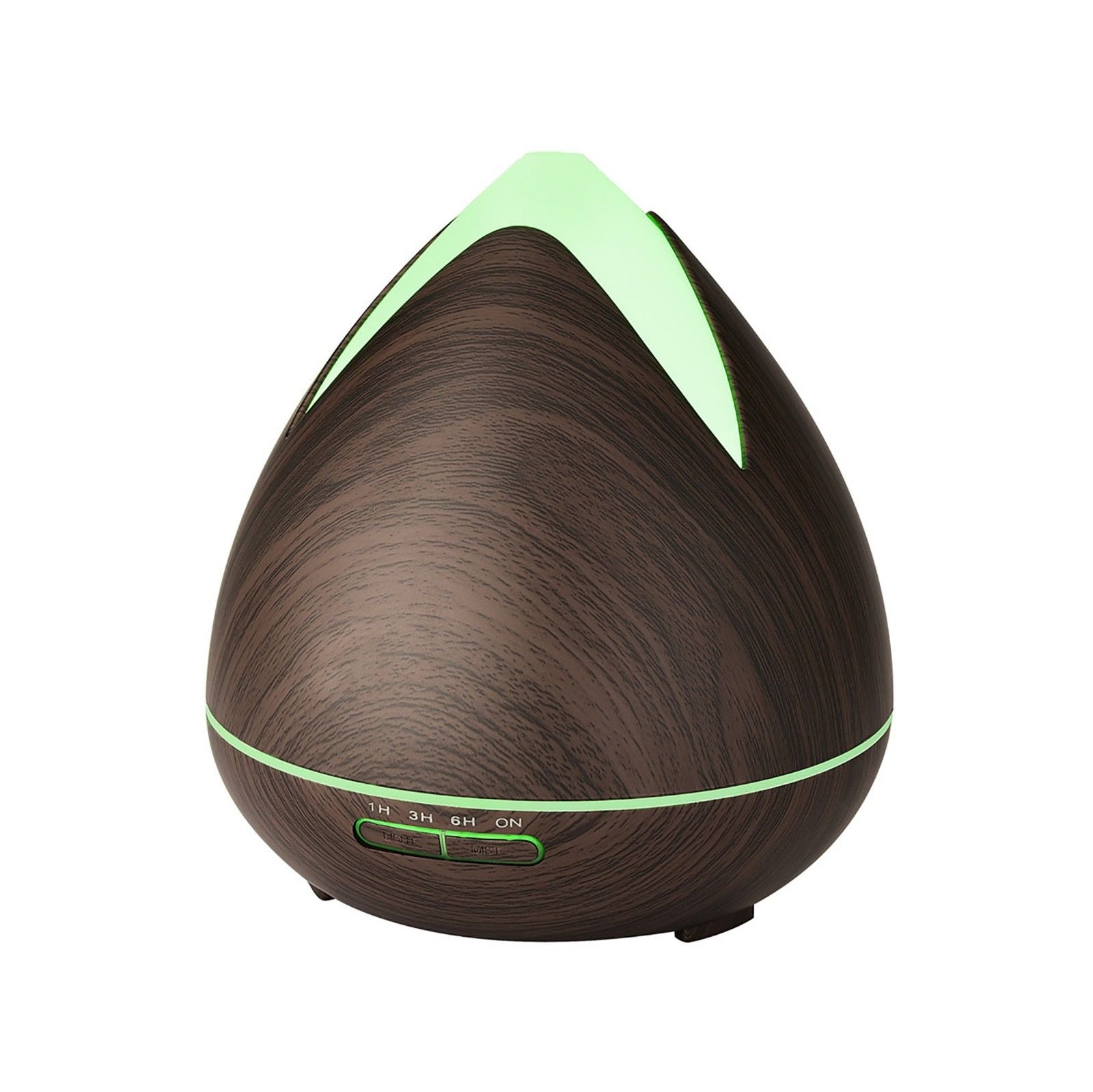 Essential Oils Ultrasonic Aromatherapy Diffuser Air Humidifier Purify 400ML  Dark Wood Milano Decor