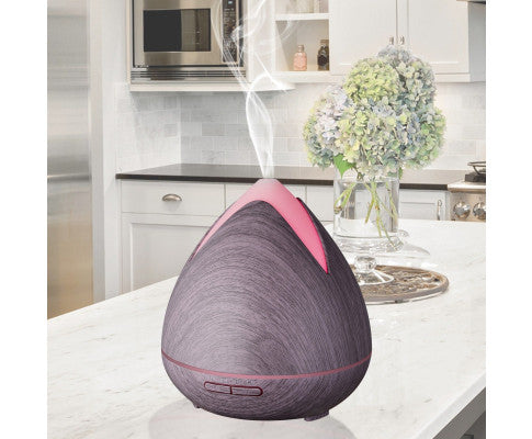 Essential Oils Ultrasonic Aromatherapy Diffuser Air Humidifier Purify 400ML - Violet Milano Decor