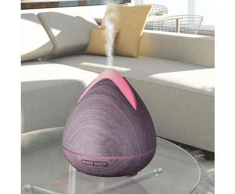 Essential Oils Ultrasonic Aromatherapy Diffuser Air Humidifier Purify 400ML - Violet Milano Decor