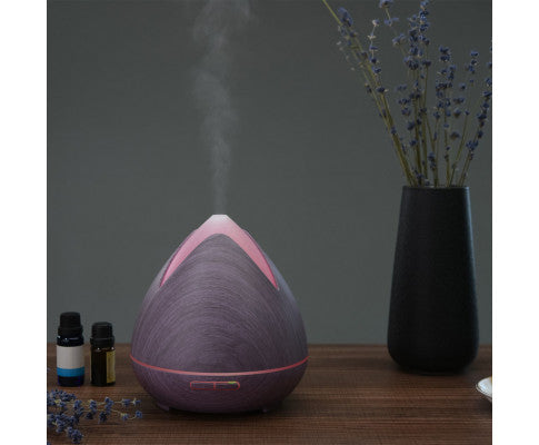 Essential Oils Ultrasonic Aromatherapy Diffuser Air Humidifier Purify 400ML - Violet Milano Decor