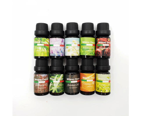 Ultrasonic USB Diffuser with 10 Aroma Oils Humidifier LED Light 130ml - Black Big Bedding Australia