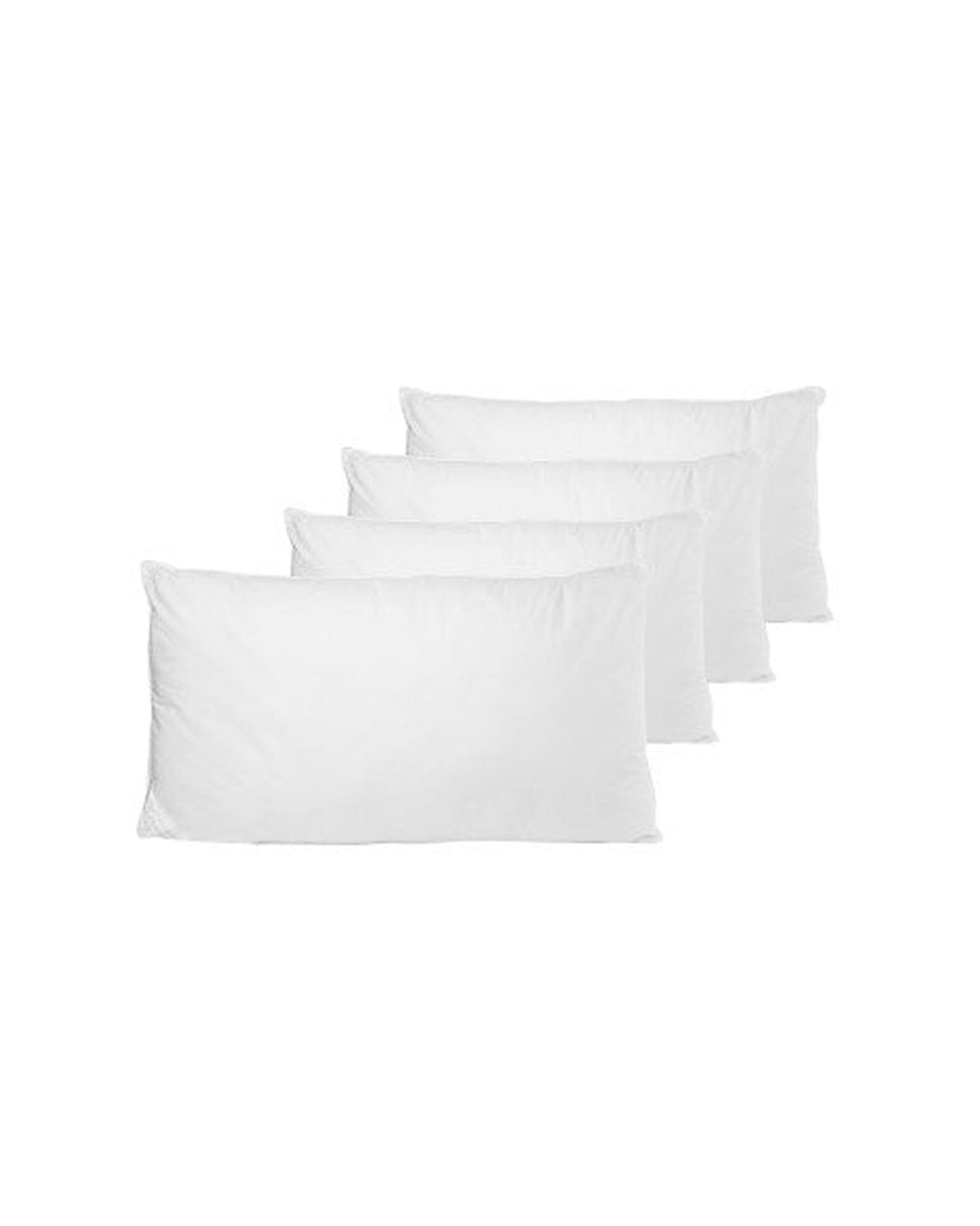 Royal Comfort Cotton Cover 233TC Microfibre Luxury Signature Hotel Pillow - 4 Pack Royal Comfort