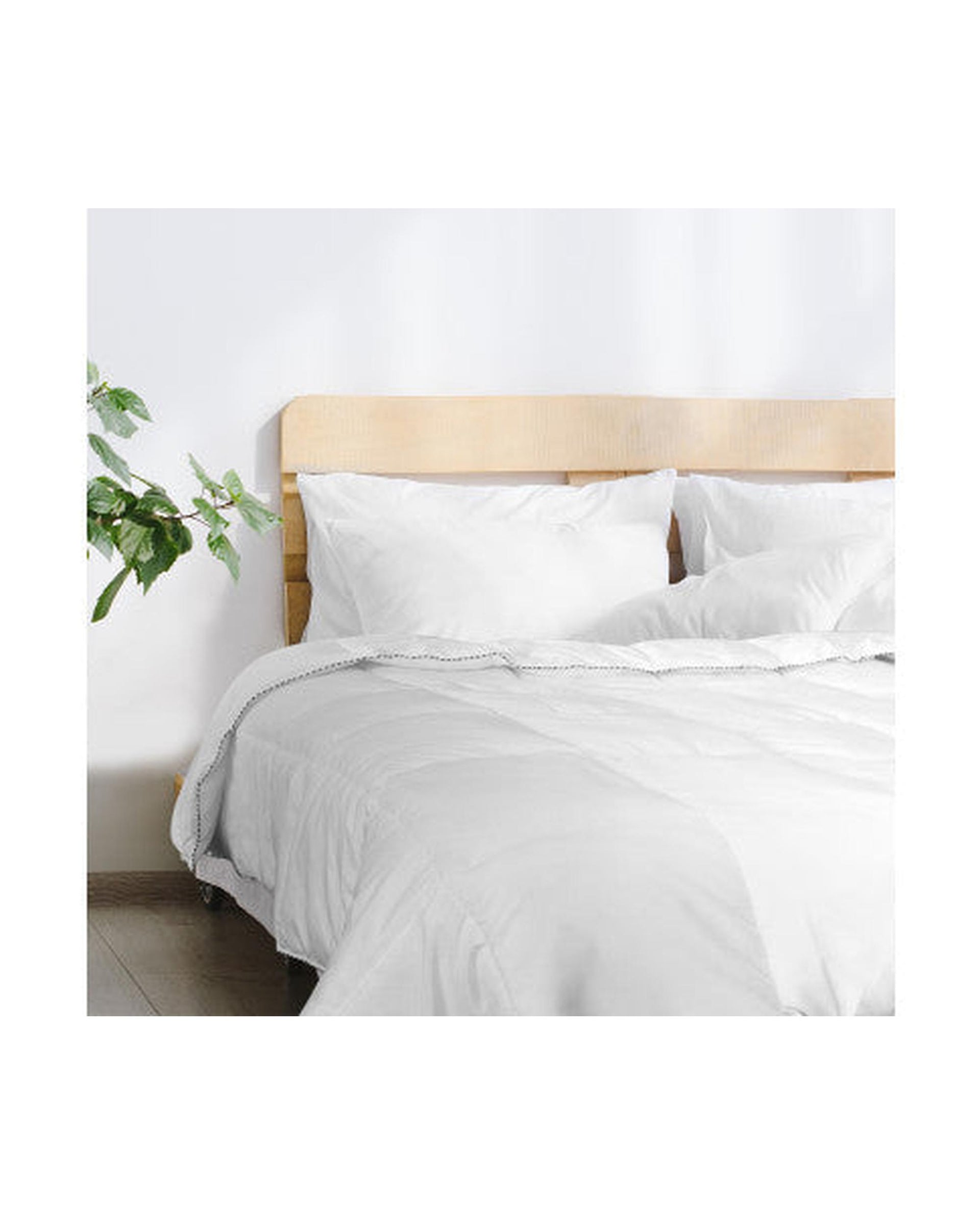 Royal Comfort 250GSM Bamboo Blend Quilt With 1100GSM King Size Hotel Pillow Bedding Set Royal Comfort