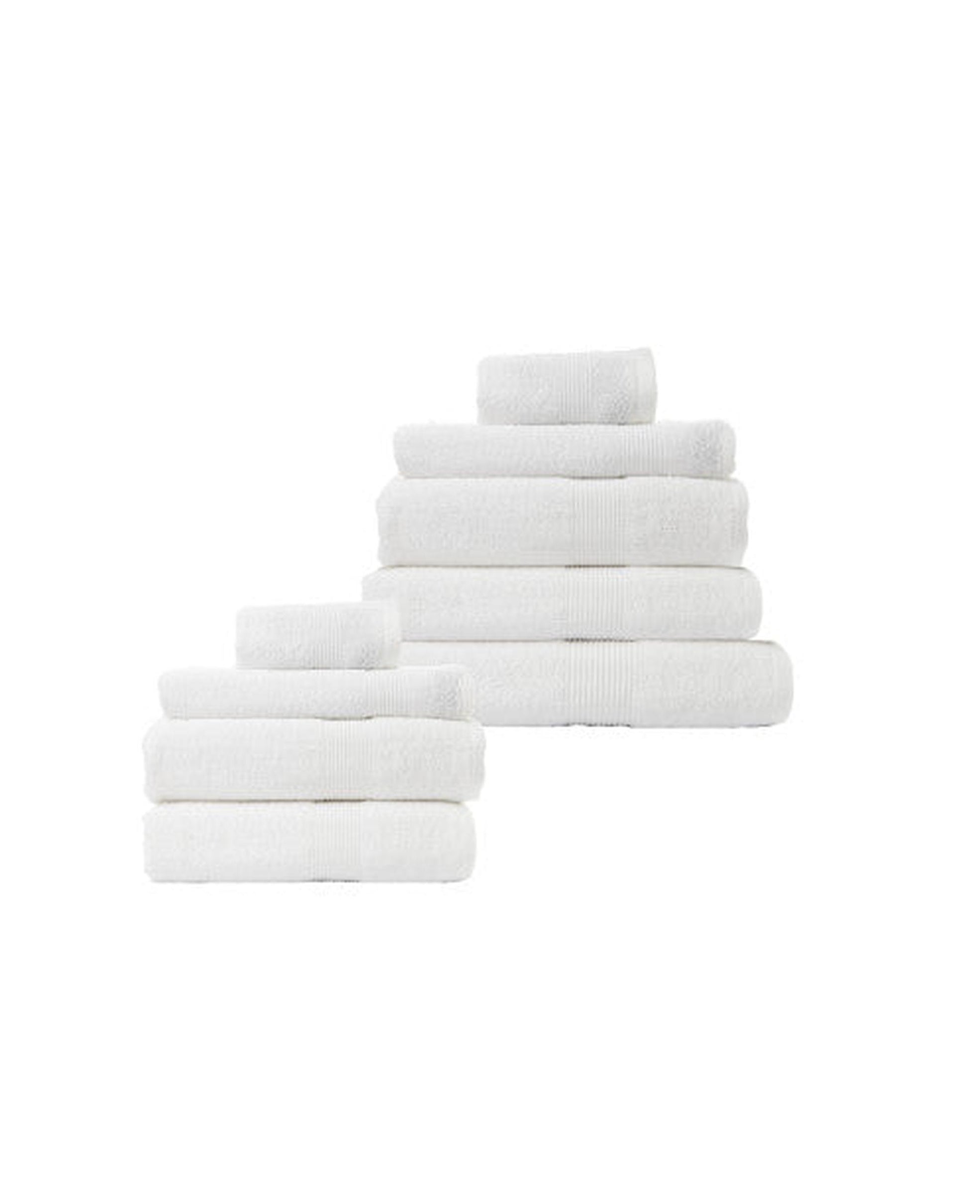 Royal Comfort 9 Piece Cotton Bamboo Towel Bundle Set 450GSM Royal Comfort