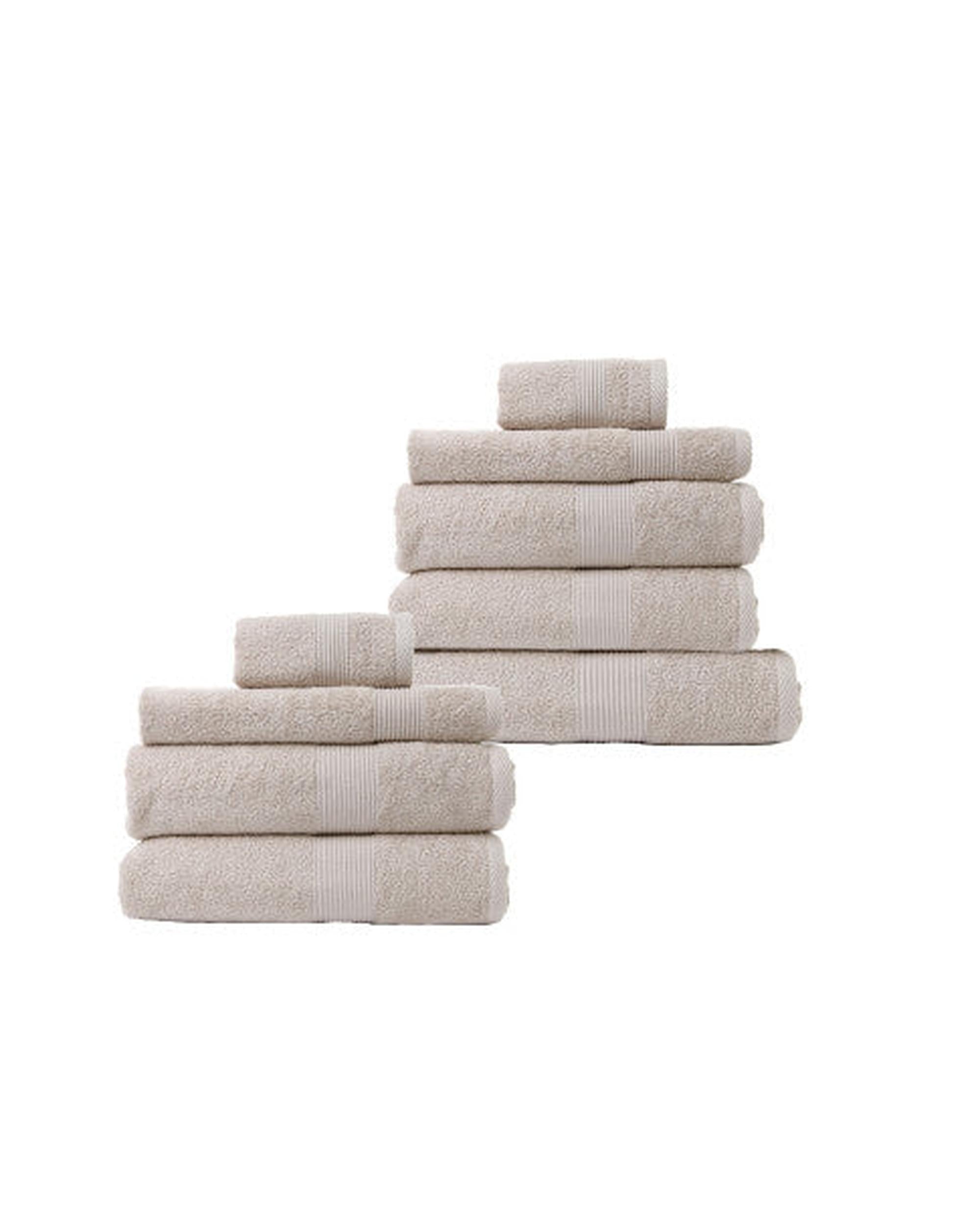 Royal Comfort 9 Piece Cotton Bamboo Towel Bundle Set 450GSM Royal Comfort
