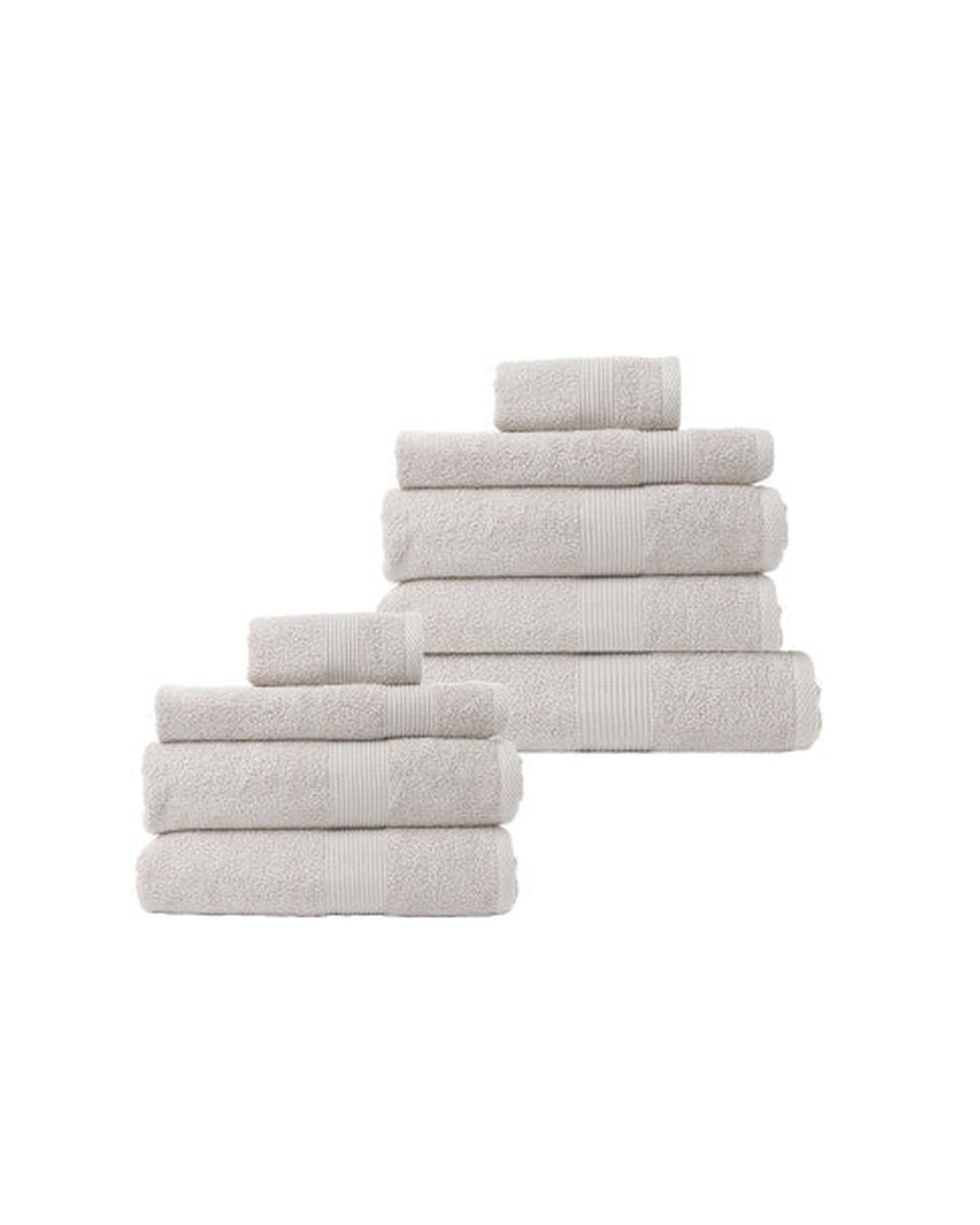 Royal Comfort 9 Piece Cotton Bamboo Towel Bundle Set 450GSM Royal Comfort