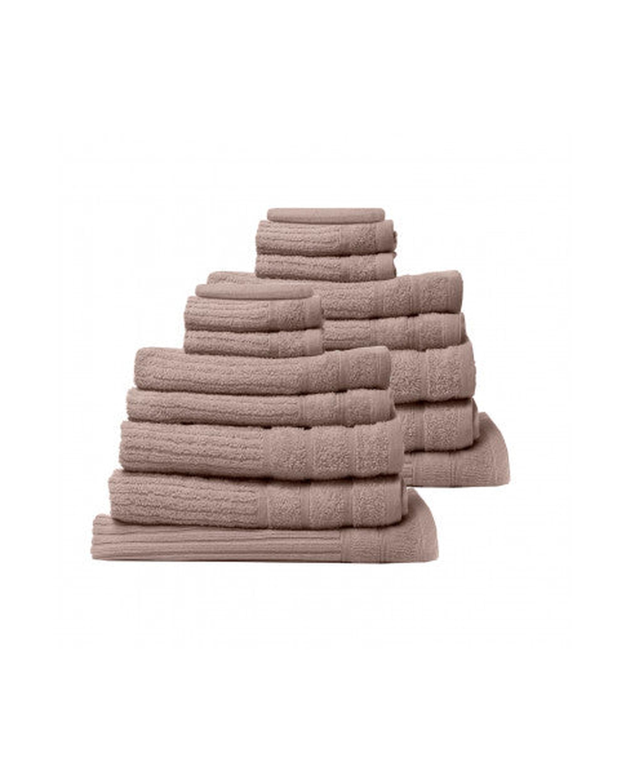 Royal Comfort 16 Piece Egyptian Cotton Eden Towel Set 600GSM Royal Comfort